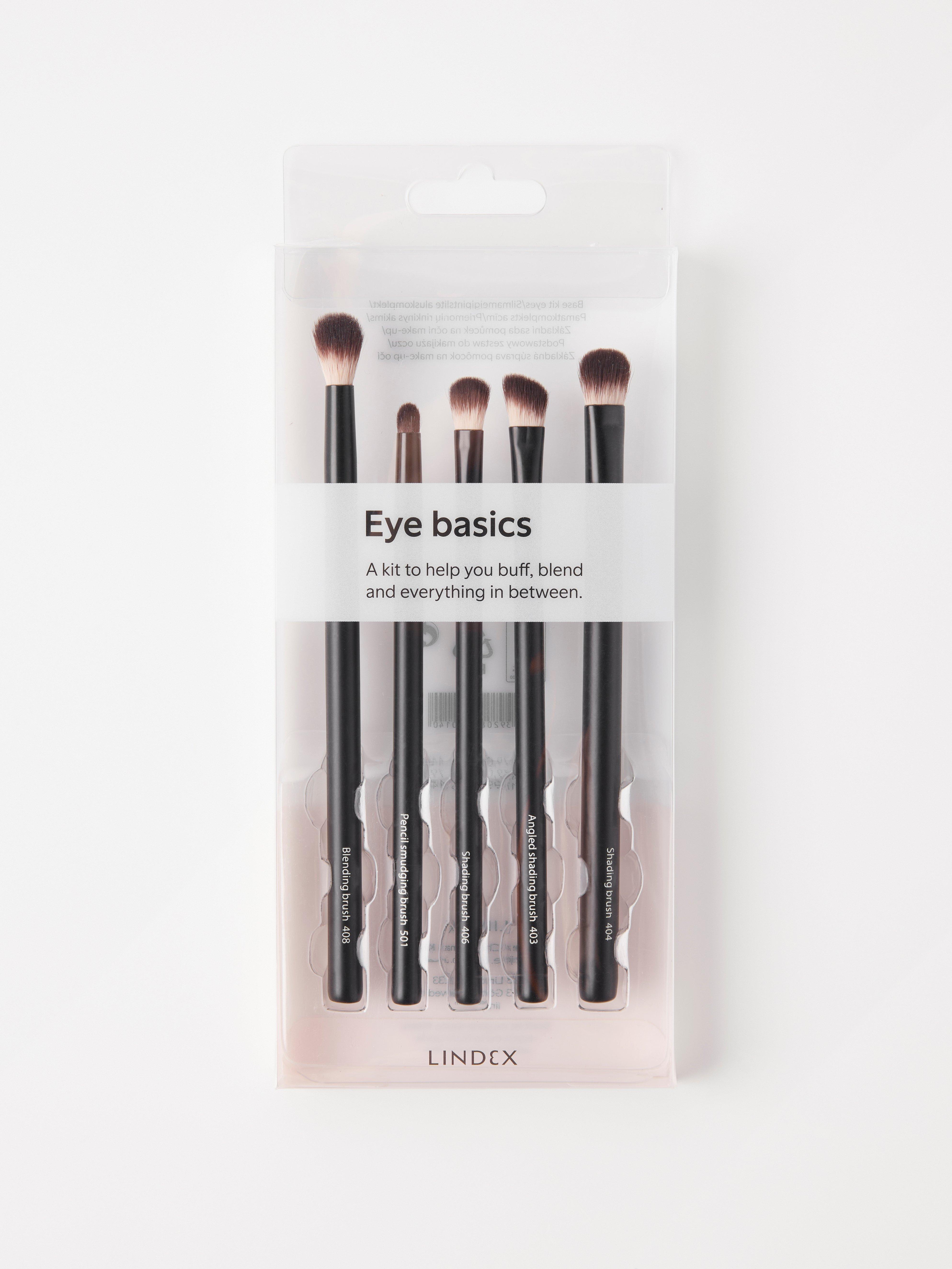 5 piece eyeshadow brush kit