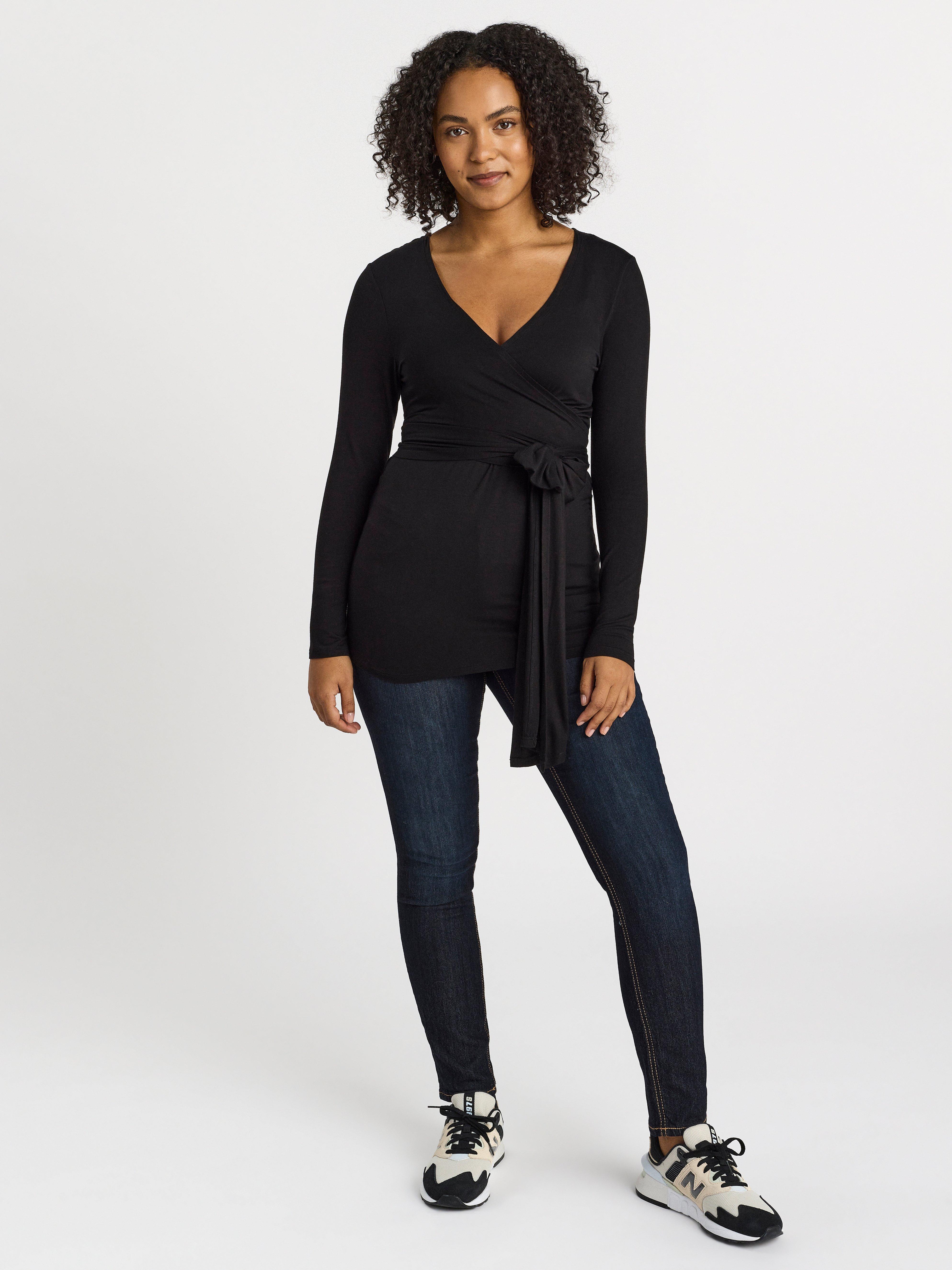 long sleeve nursing top