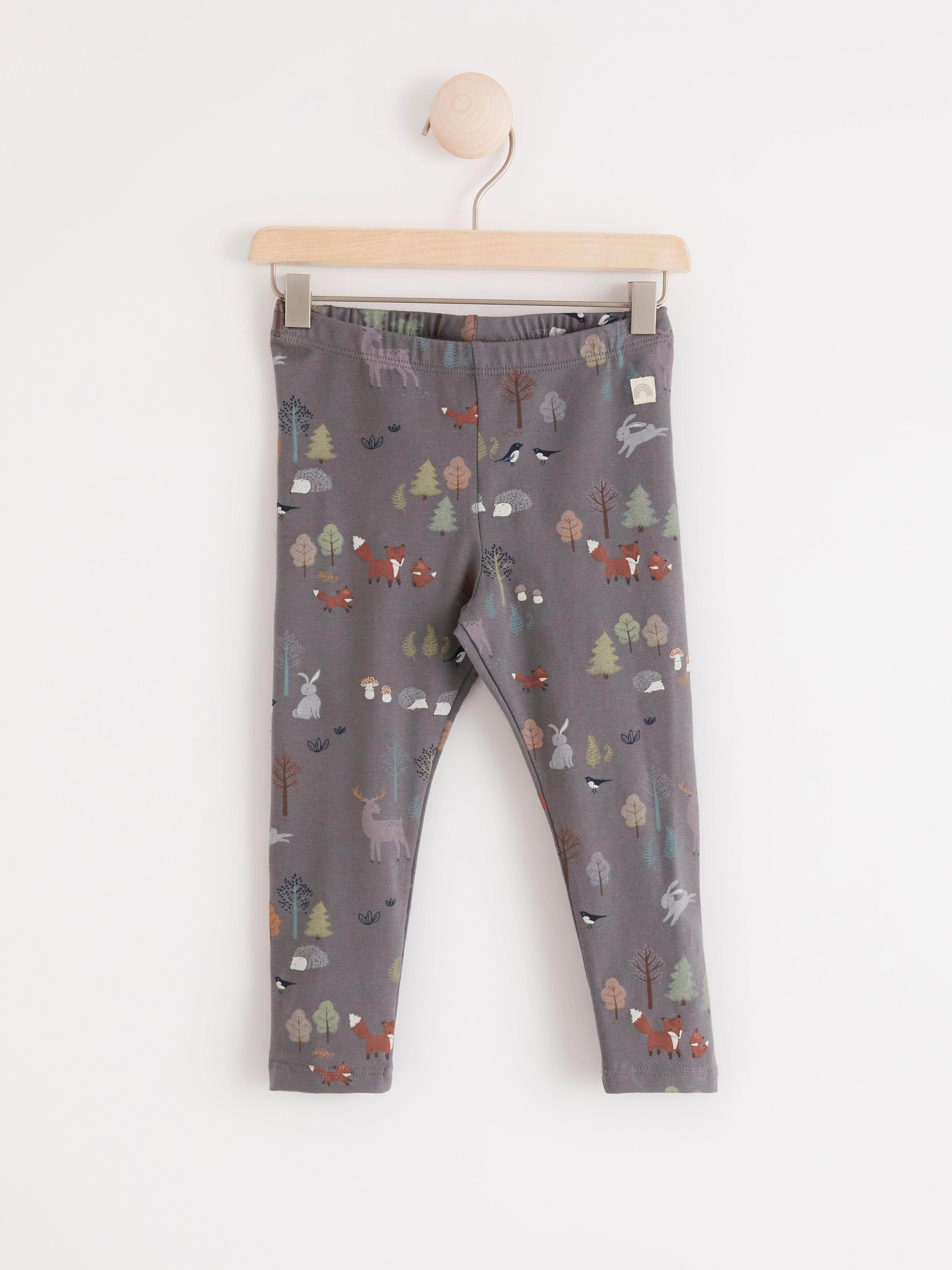 Leggings - Barn - Grå