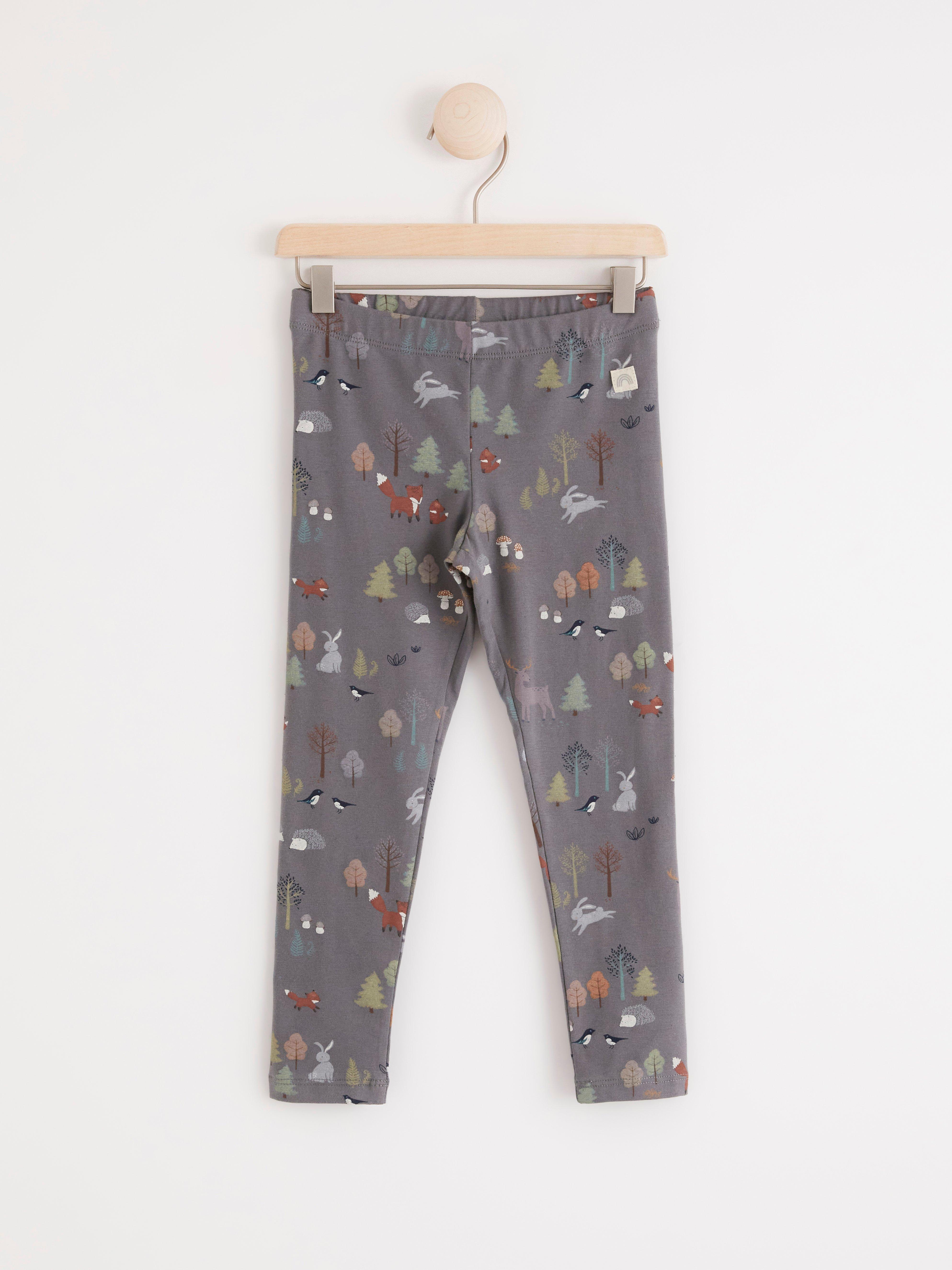 Leggings - Barn - Grå