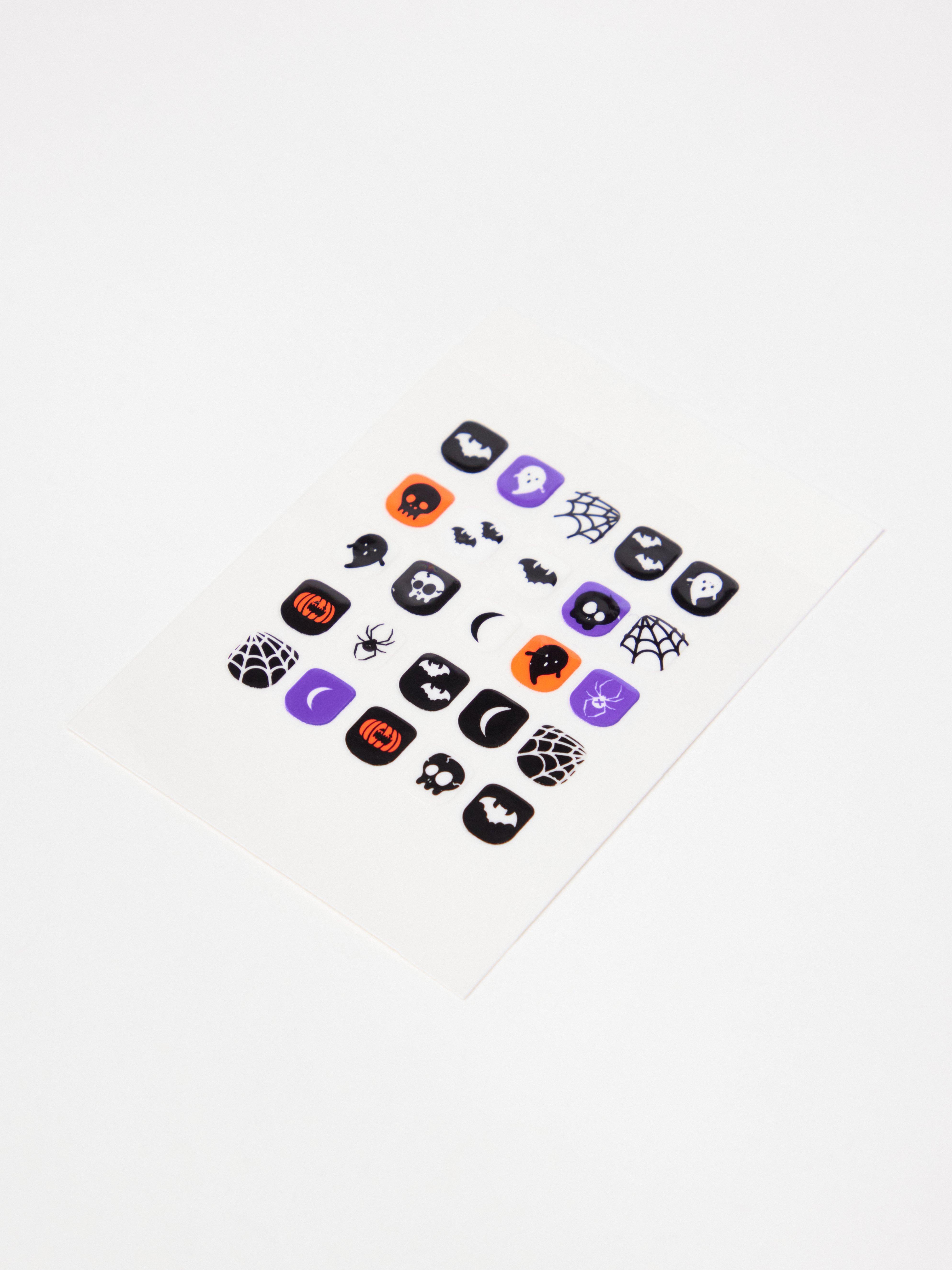 Nail Stickers - Kids Wear - Black