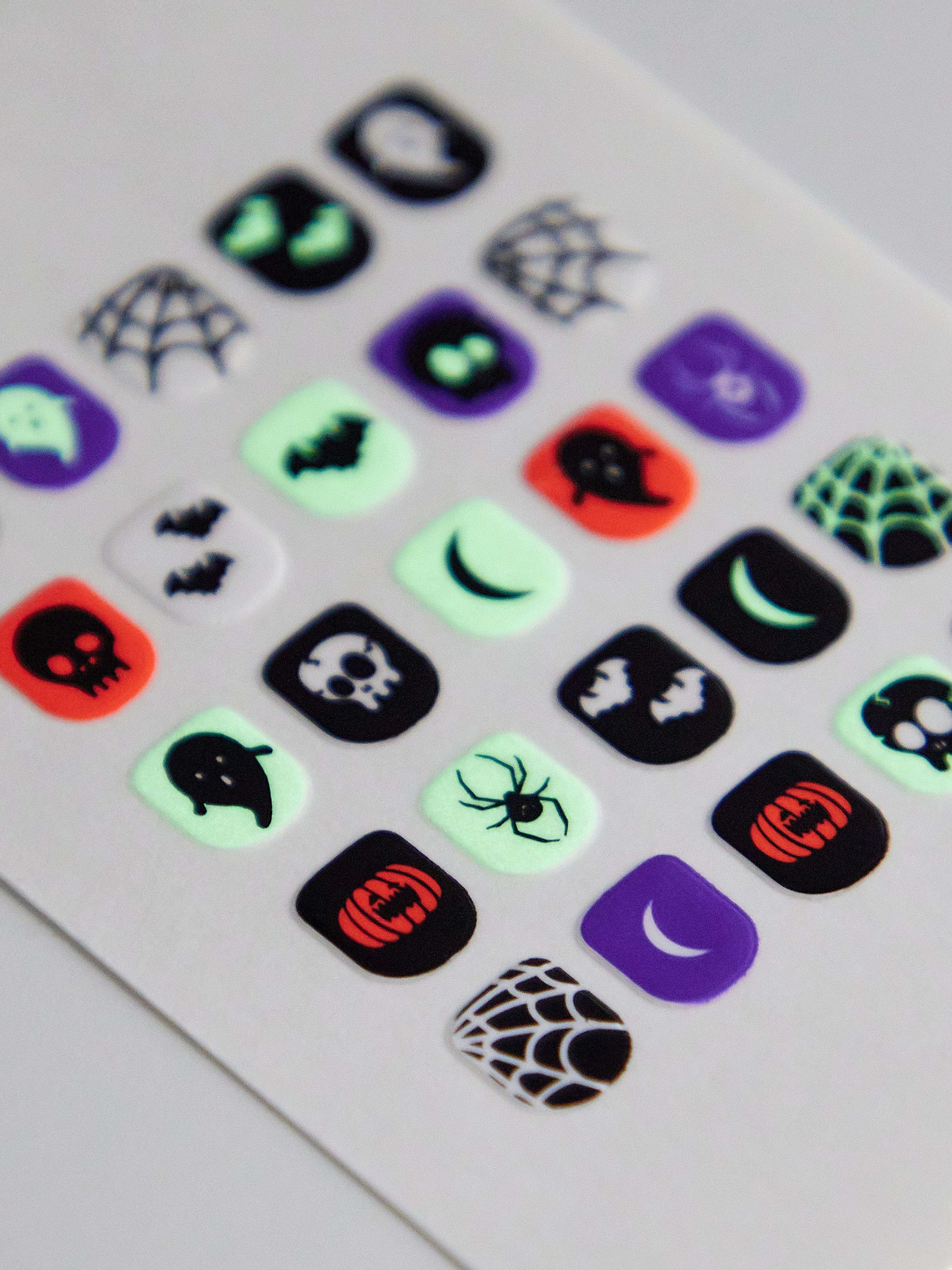 Nail Stickers - Kids Wear - Black