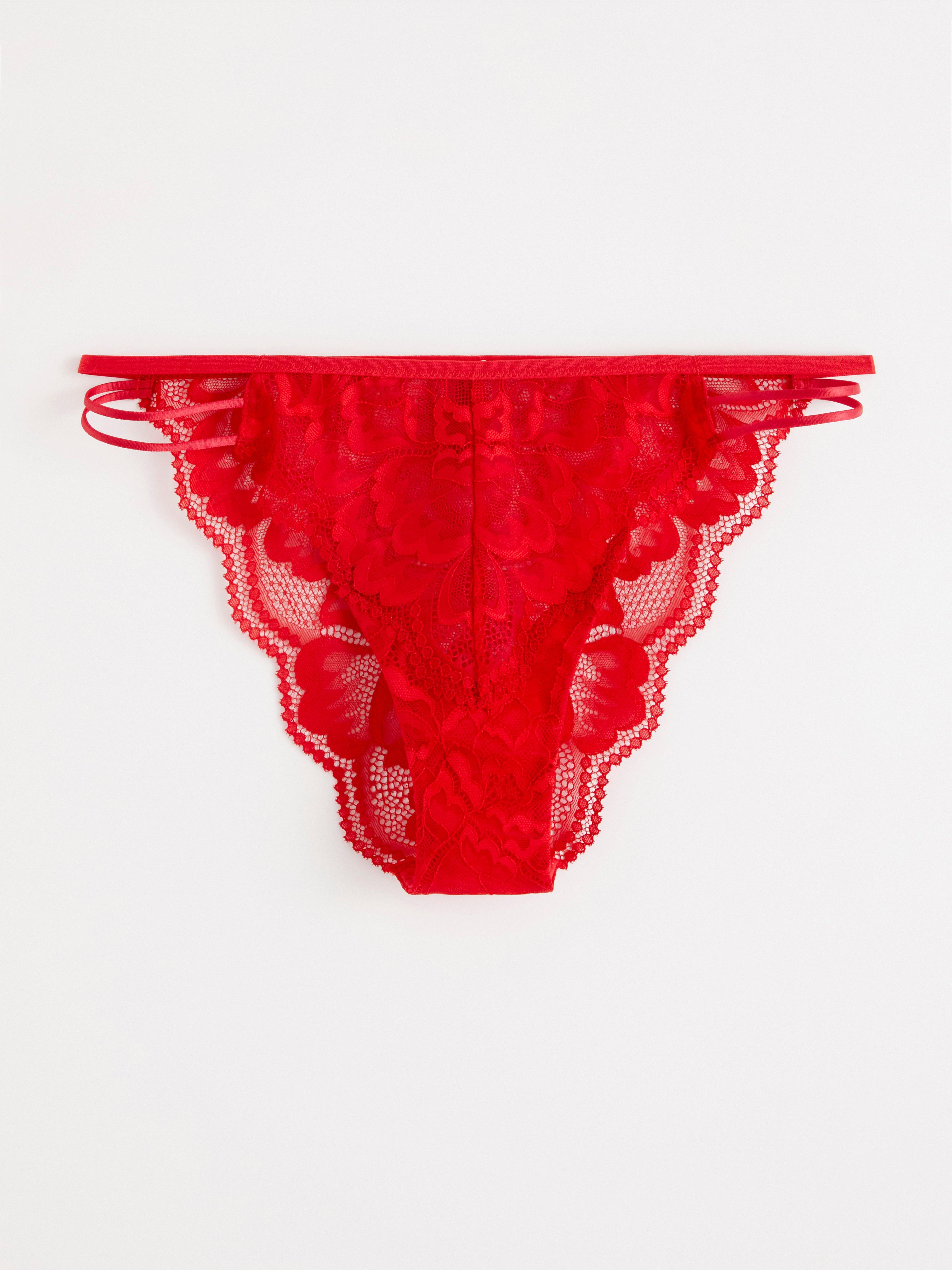 Brazilian Low - Lingerie - Red