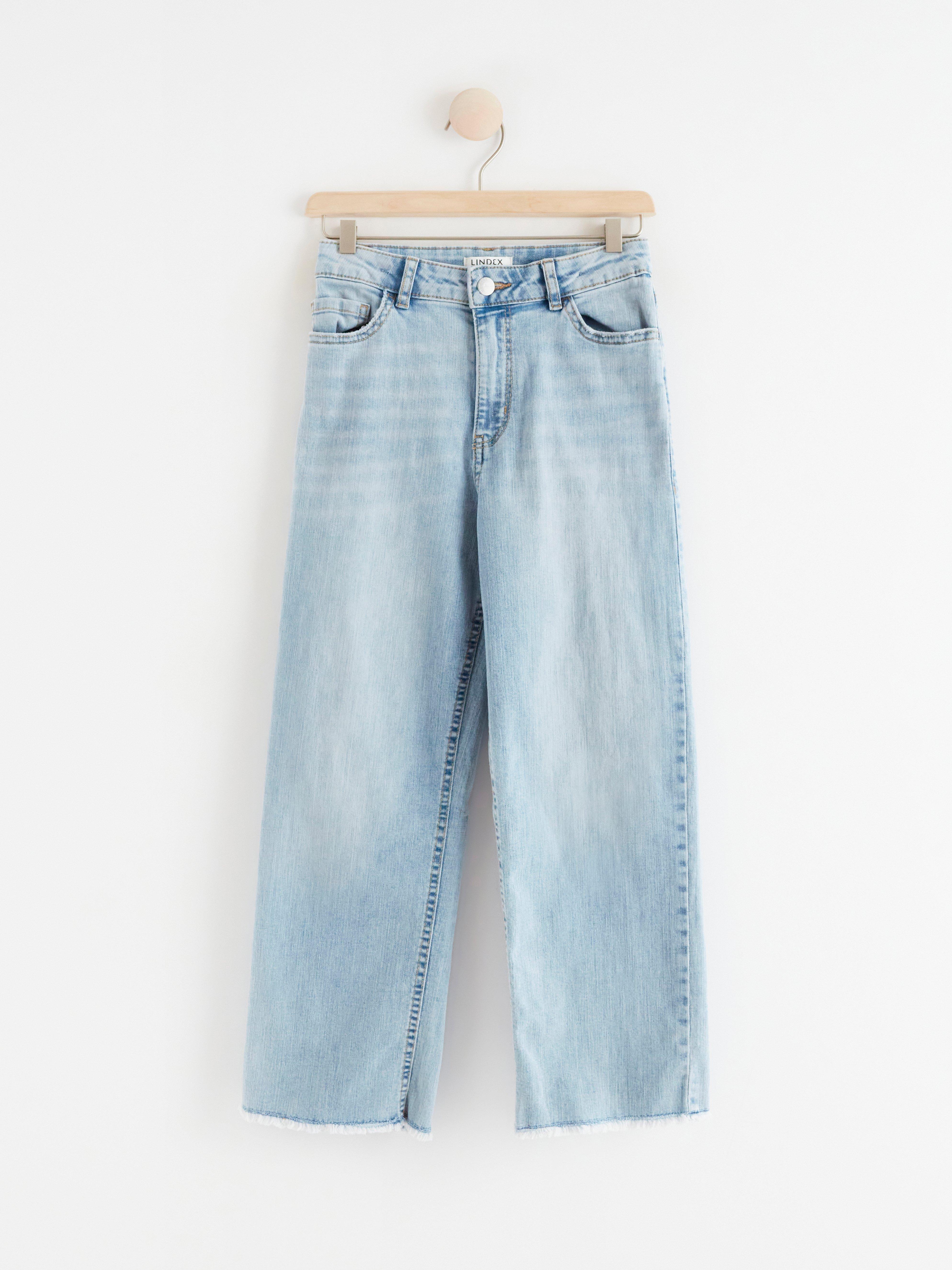 VANJA Vida high waist jeans med croppat ben