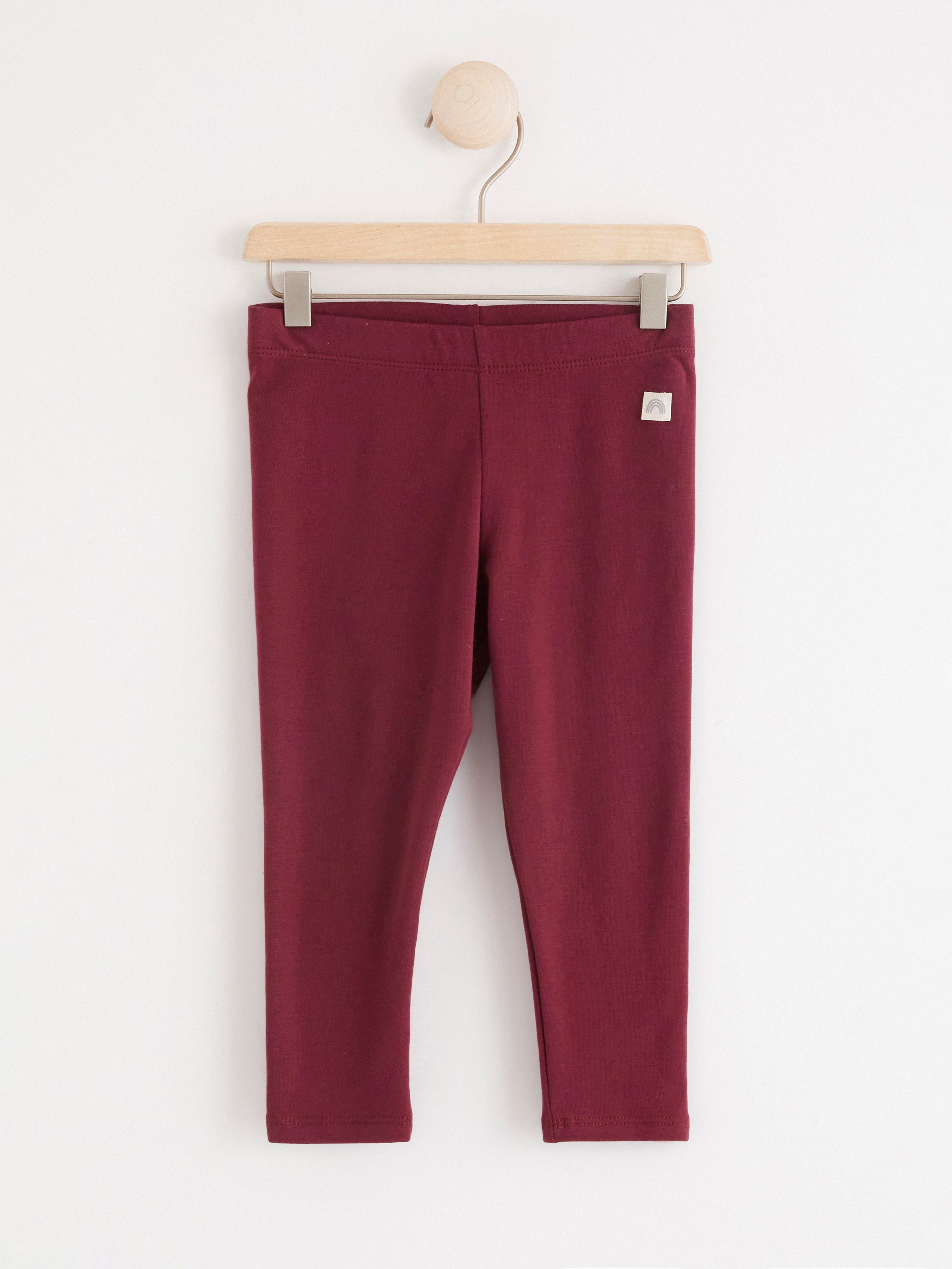 Leggings - Barn - Rød