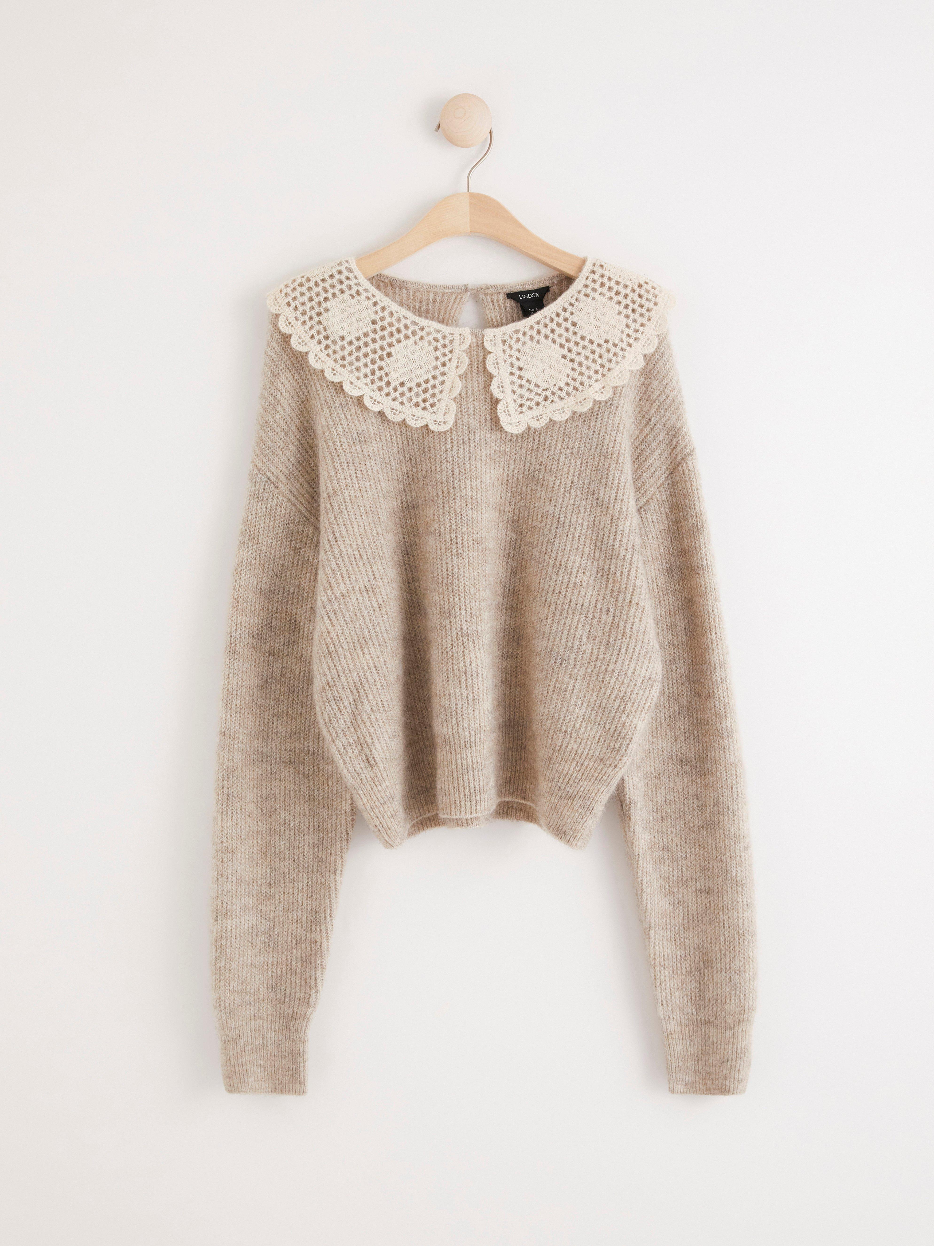 Tröja - Dam - Beige
