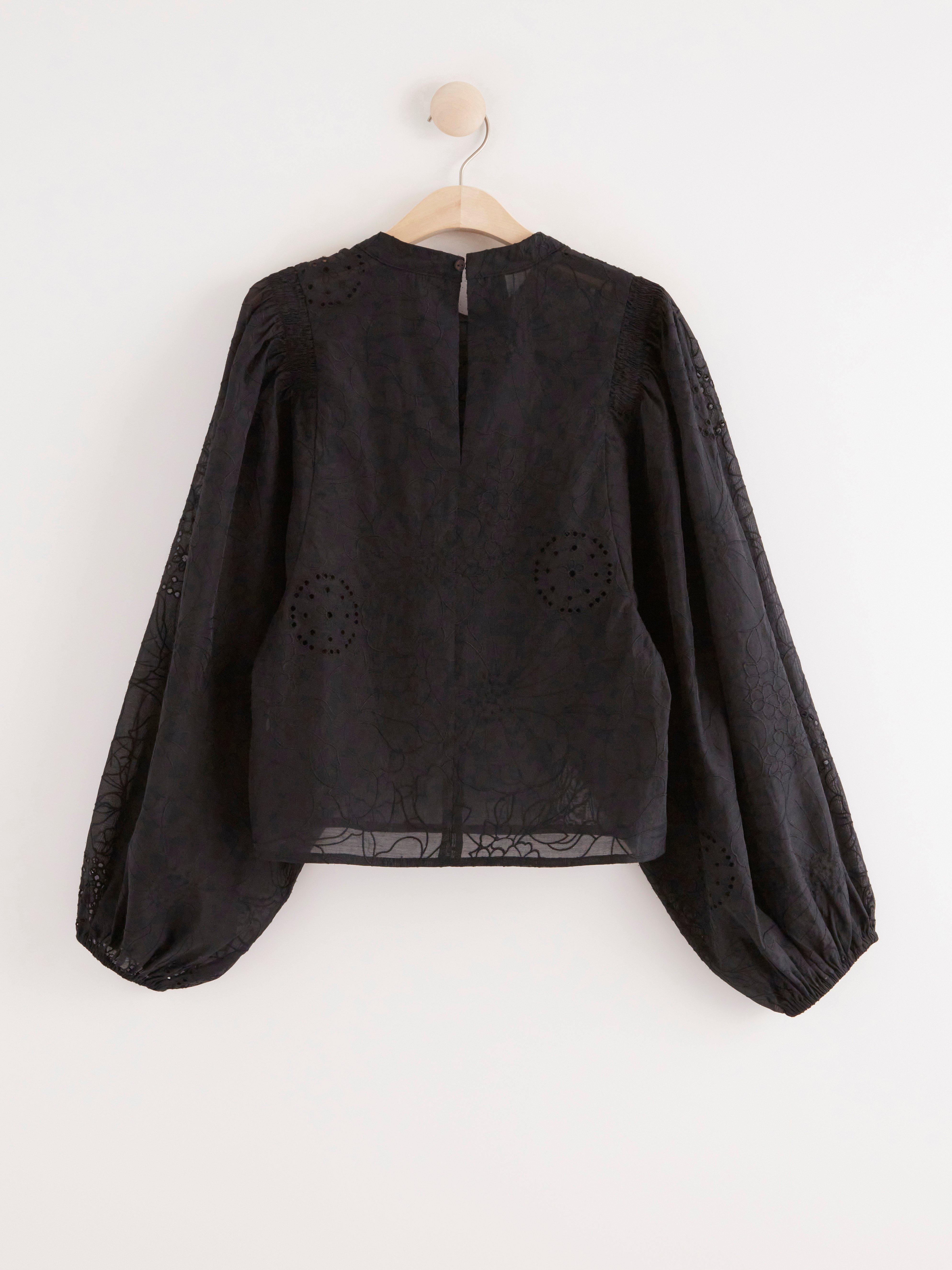 Bluse - Dame - Svart