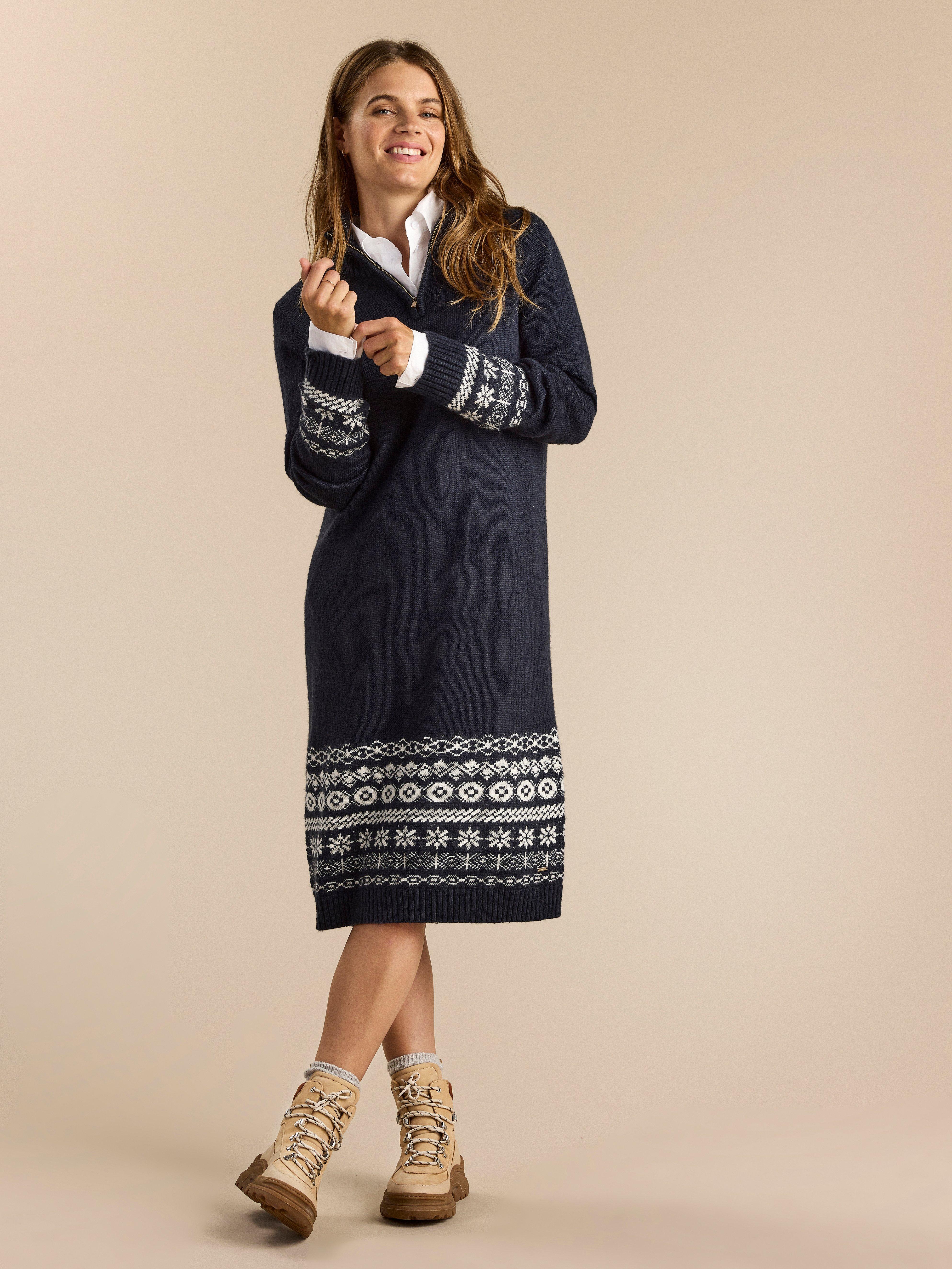 knitted fairisle dress