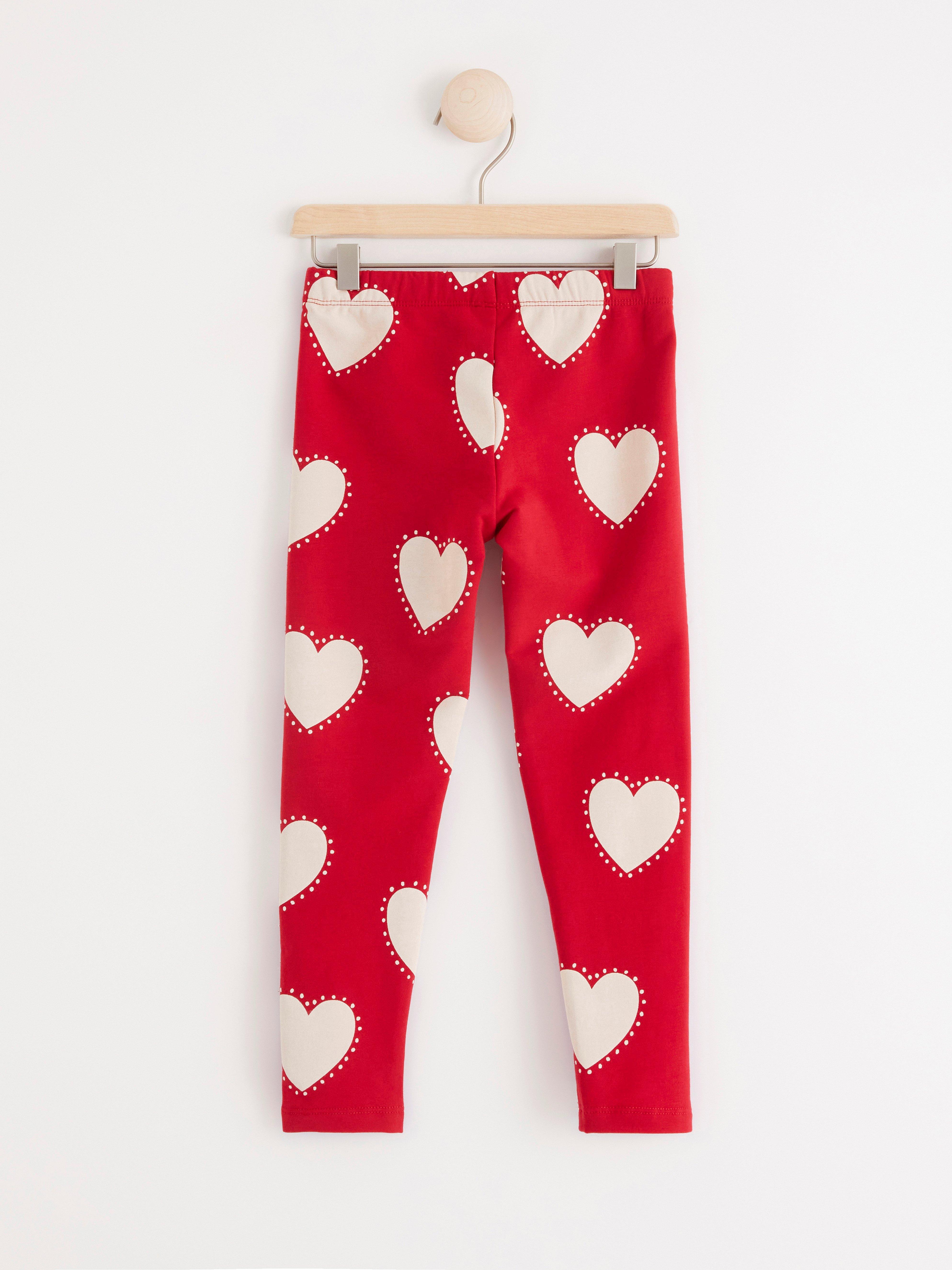 Leggingsit - Lapset - Punainen