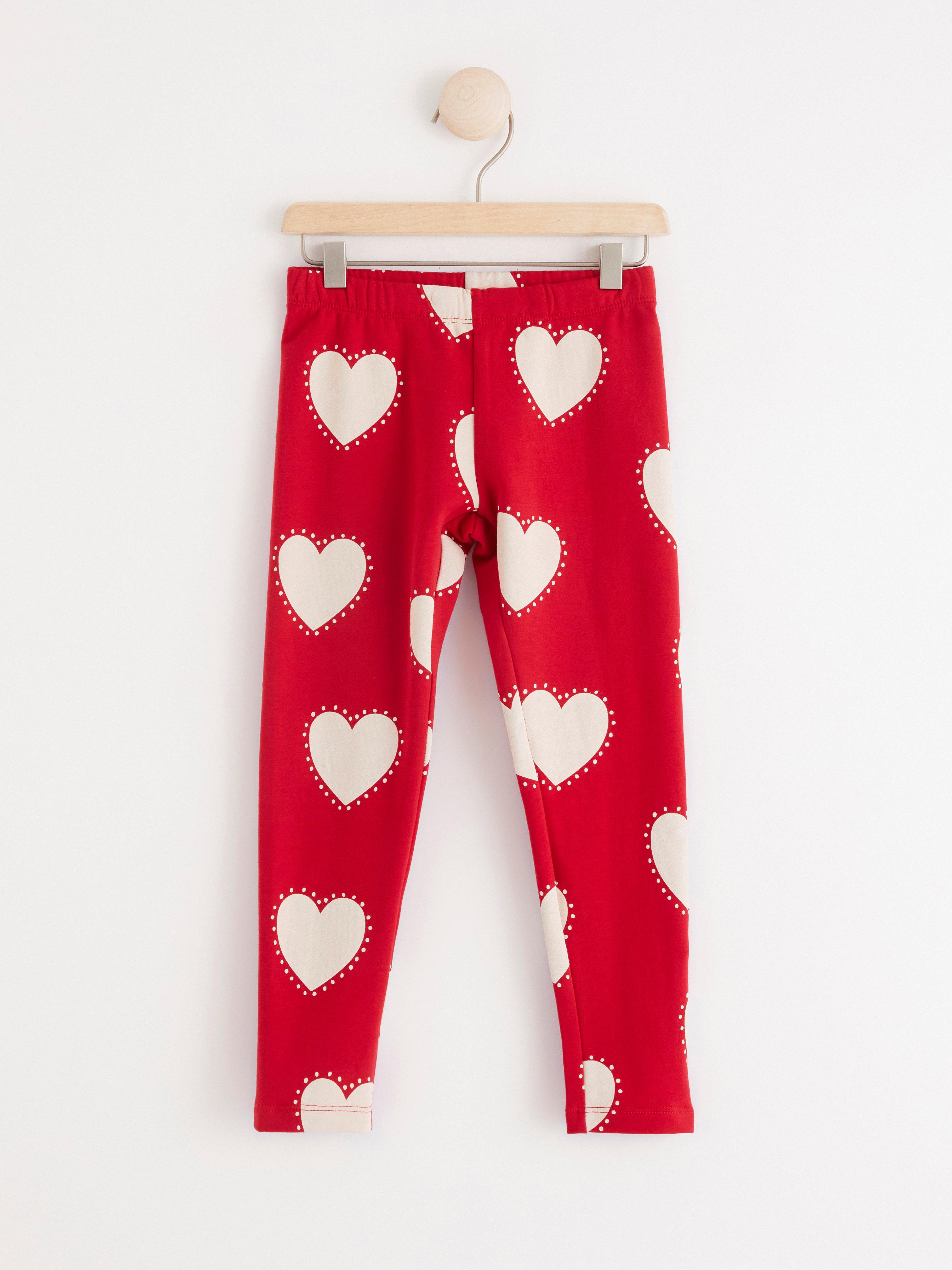 Leggingsit - Lapset - Punainen