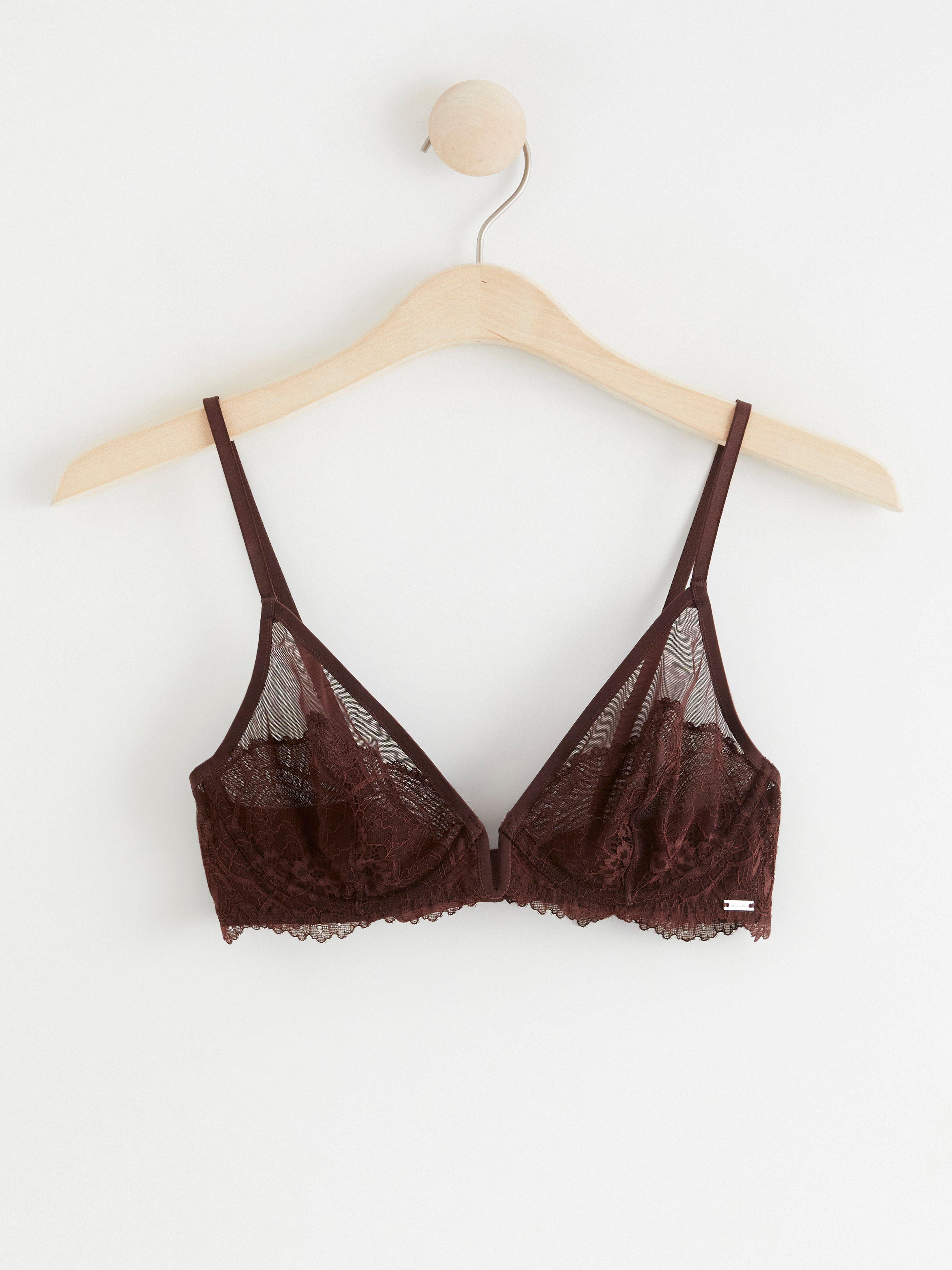 Toppauksettomat rintaliivit - Alusvaatteet - Ruskea