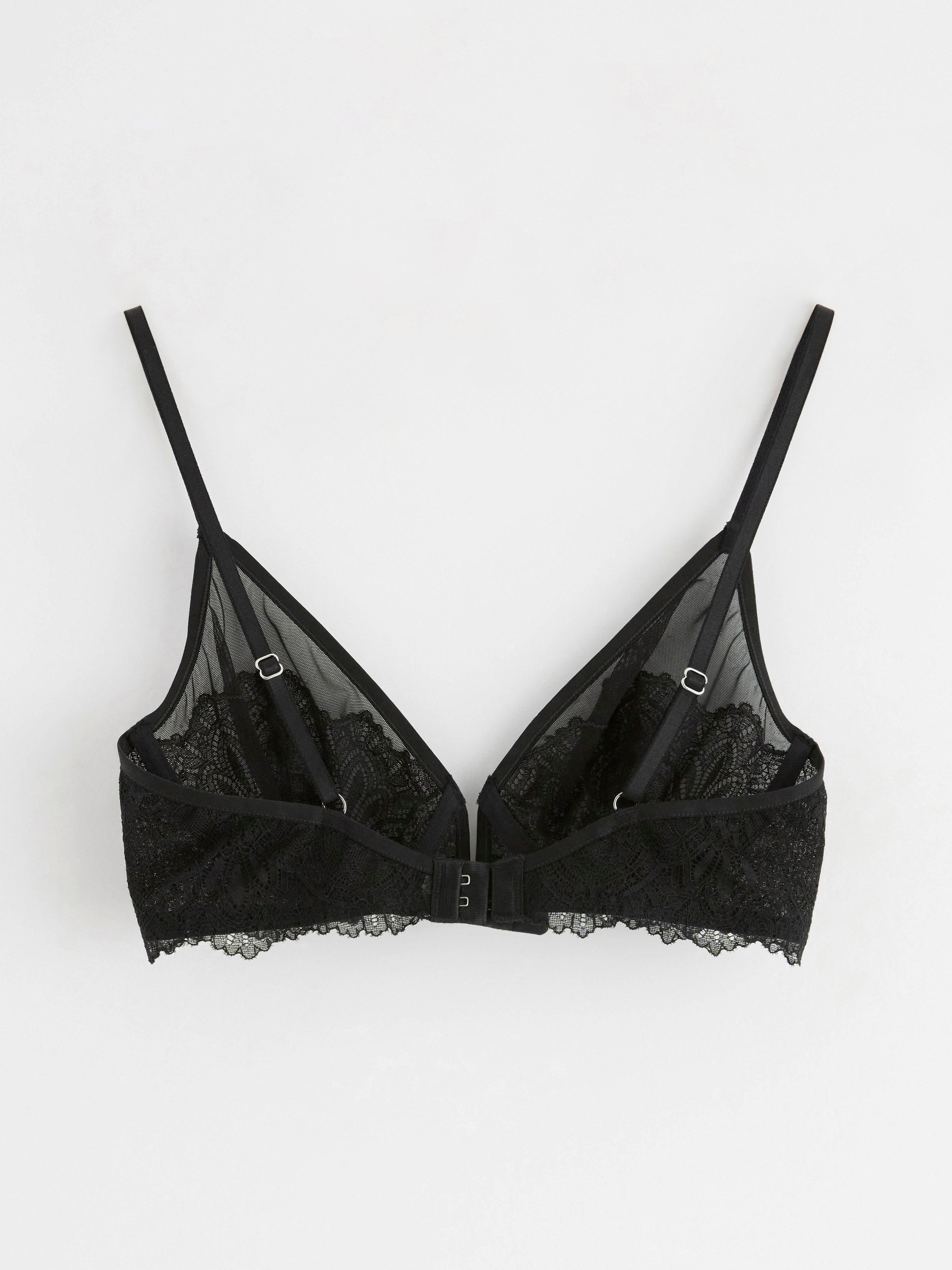 Unpadded Bra - Lingerie - Black