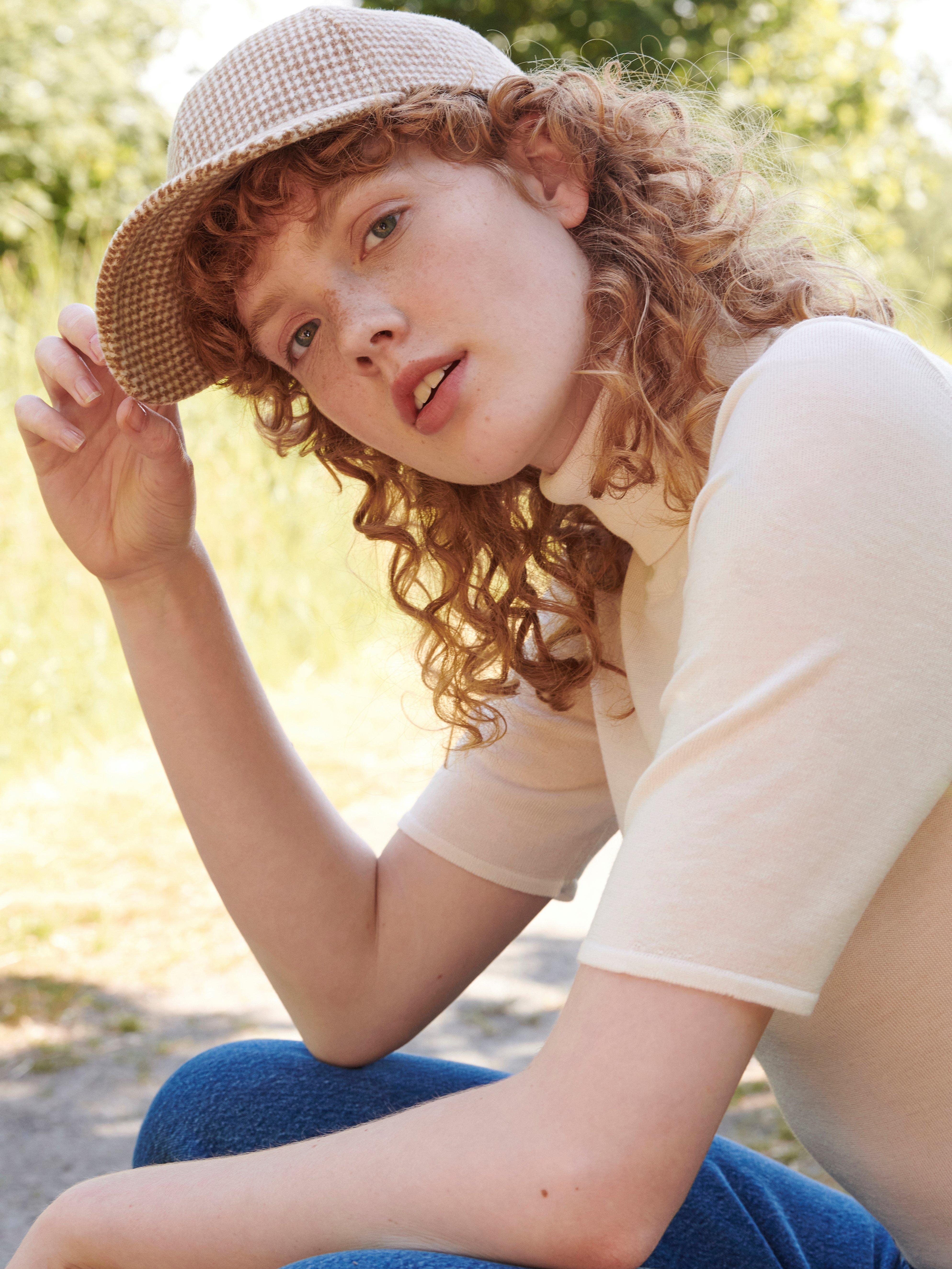 Cap - Womens Wear - Beige