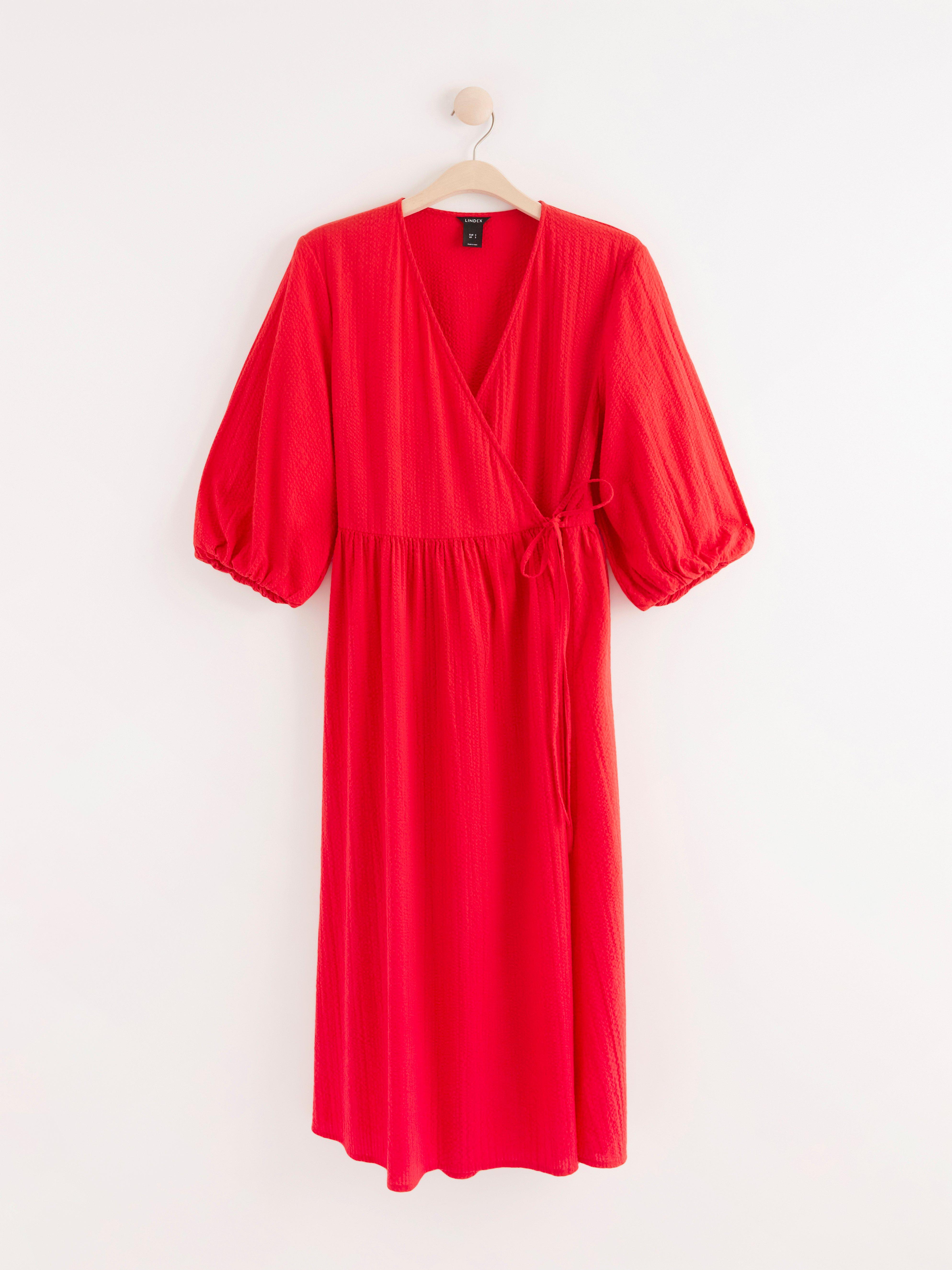 Wrap Dress - Womens Wear - Red
