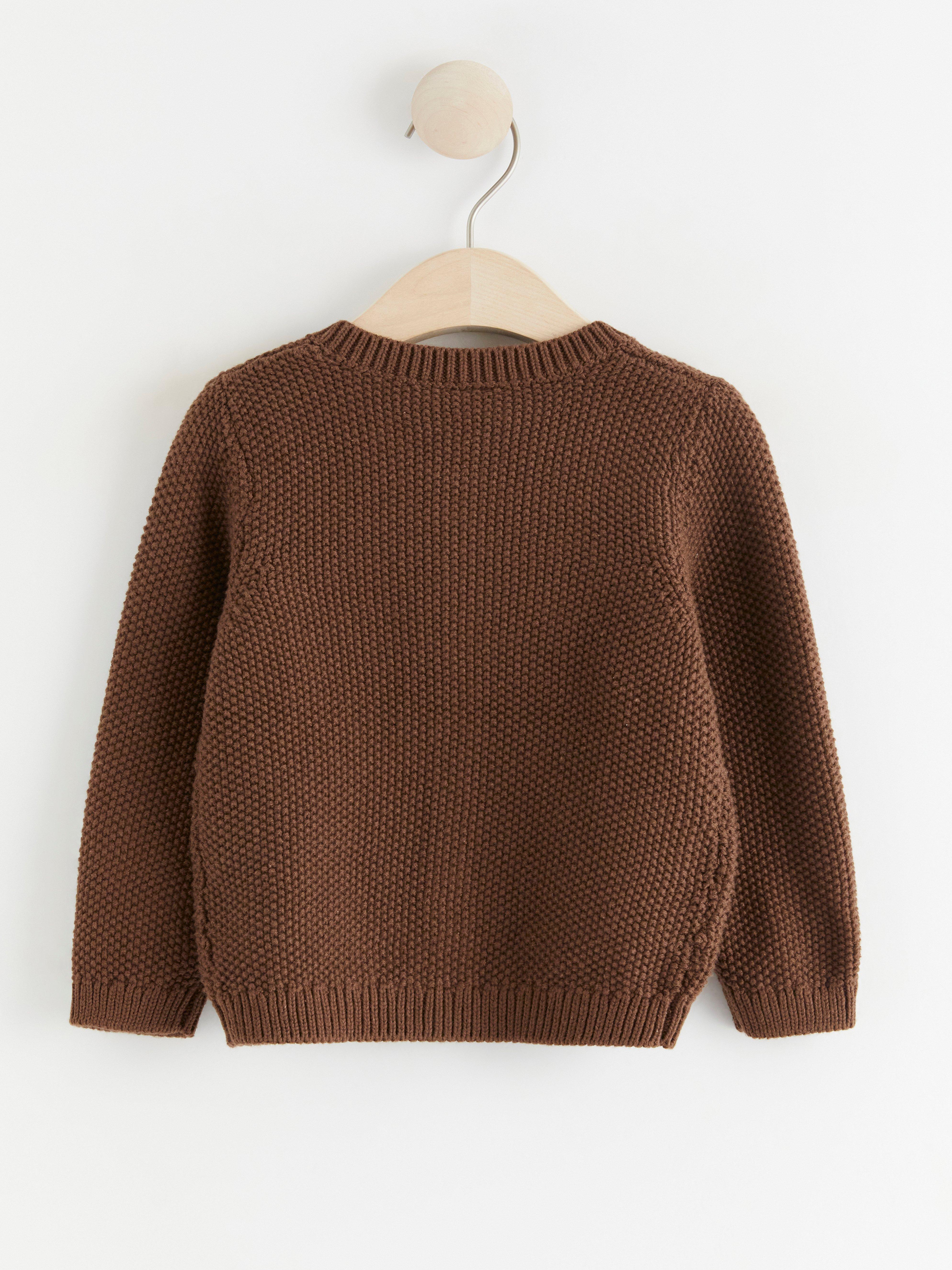 Cardigan - Kids Wear - Brown