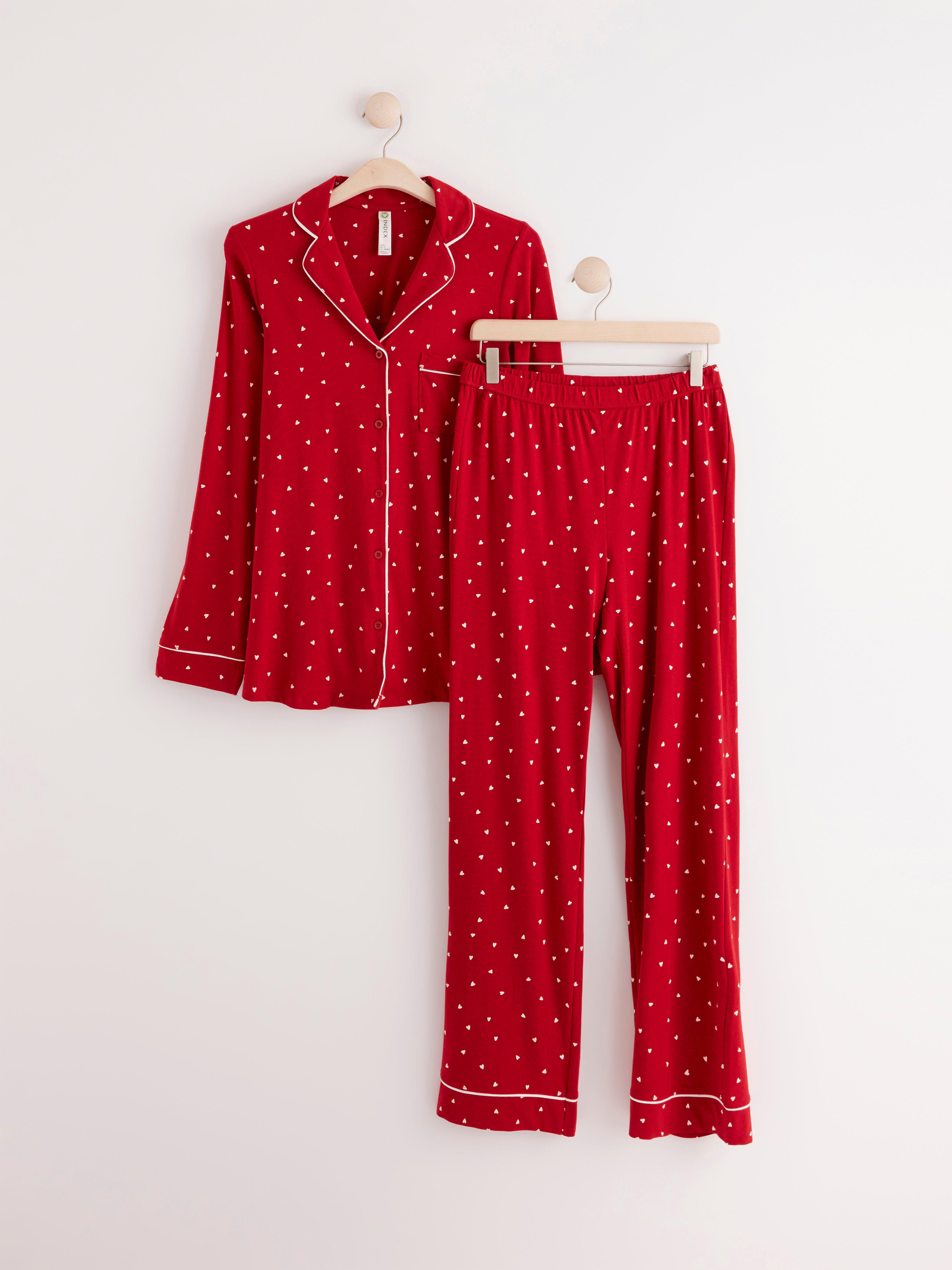 Pyjamasetti - Alusvaatteet - Punainen