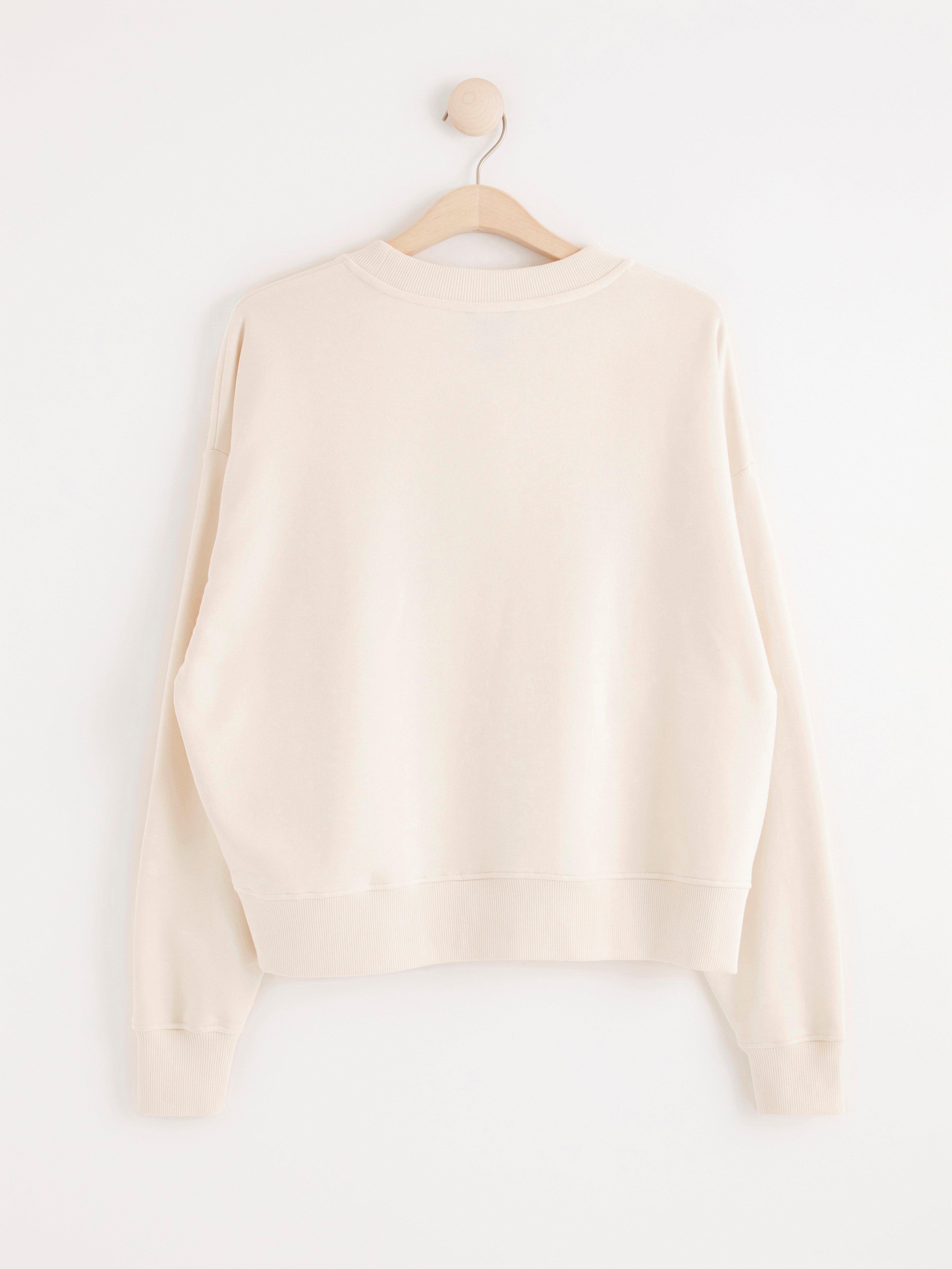 Sweatshirt - Womens Wear - White