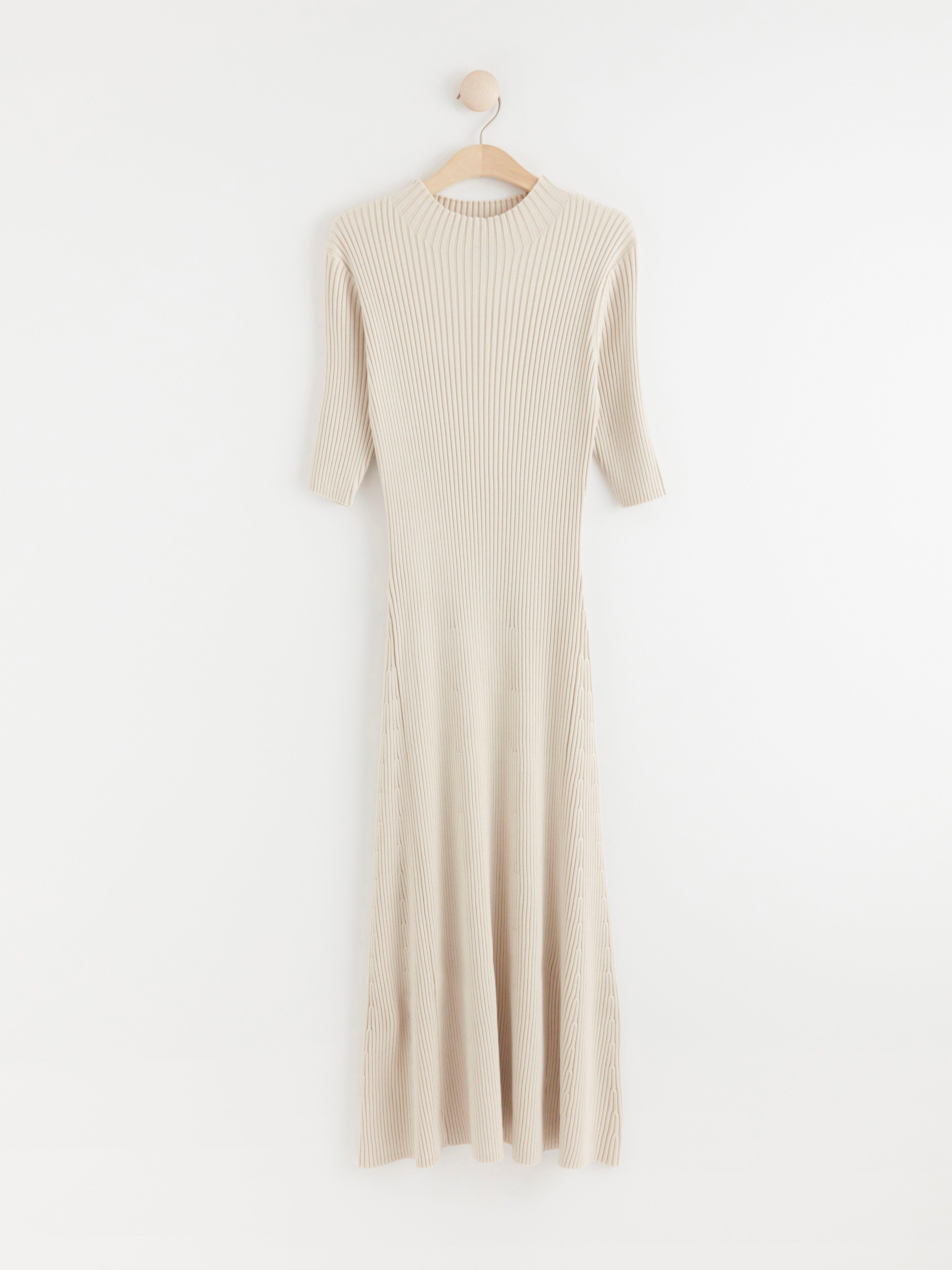 Kjole - Dame - Beige