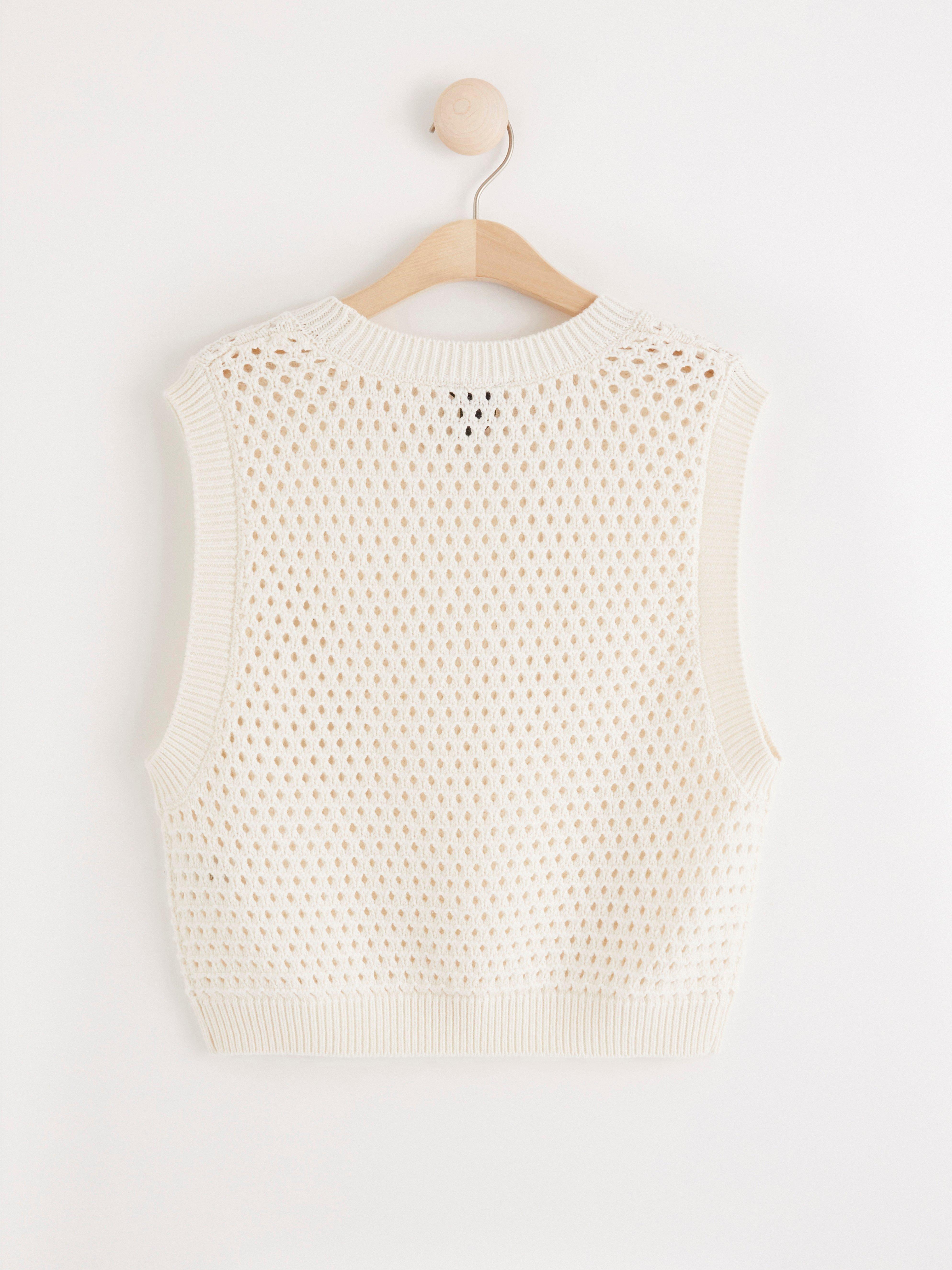 Vest - Dame - Hvit
