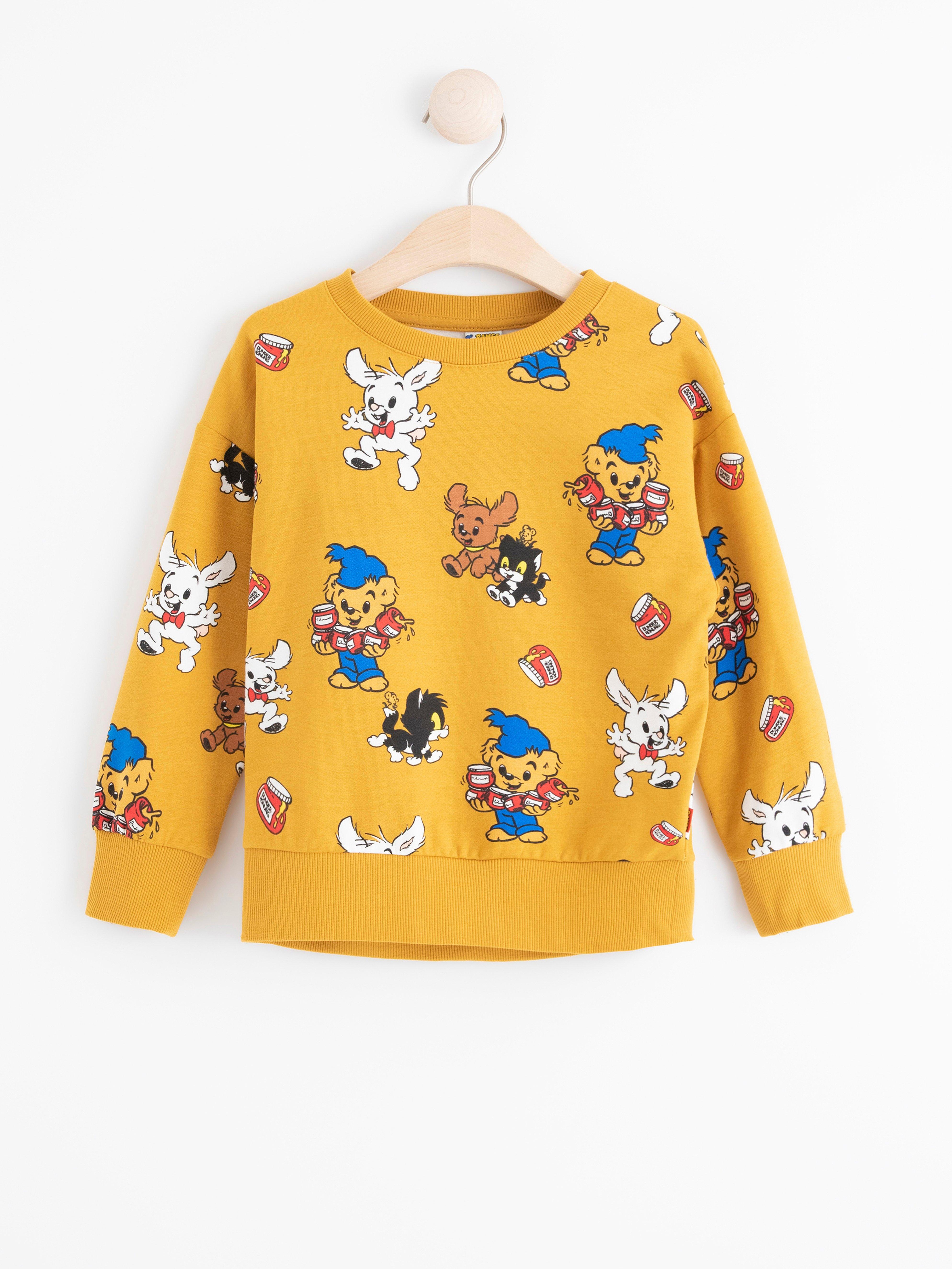 Sweatshirt med Bamse