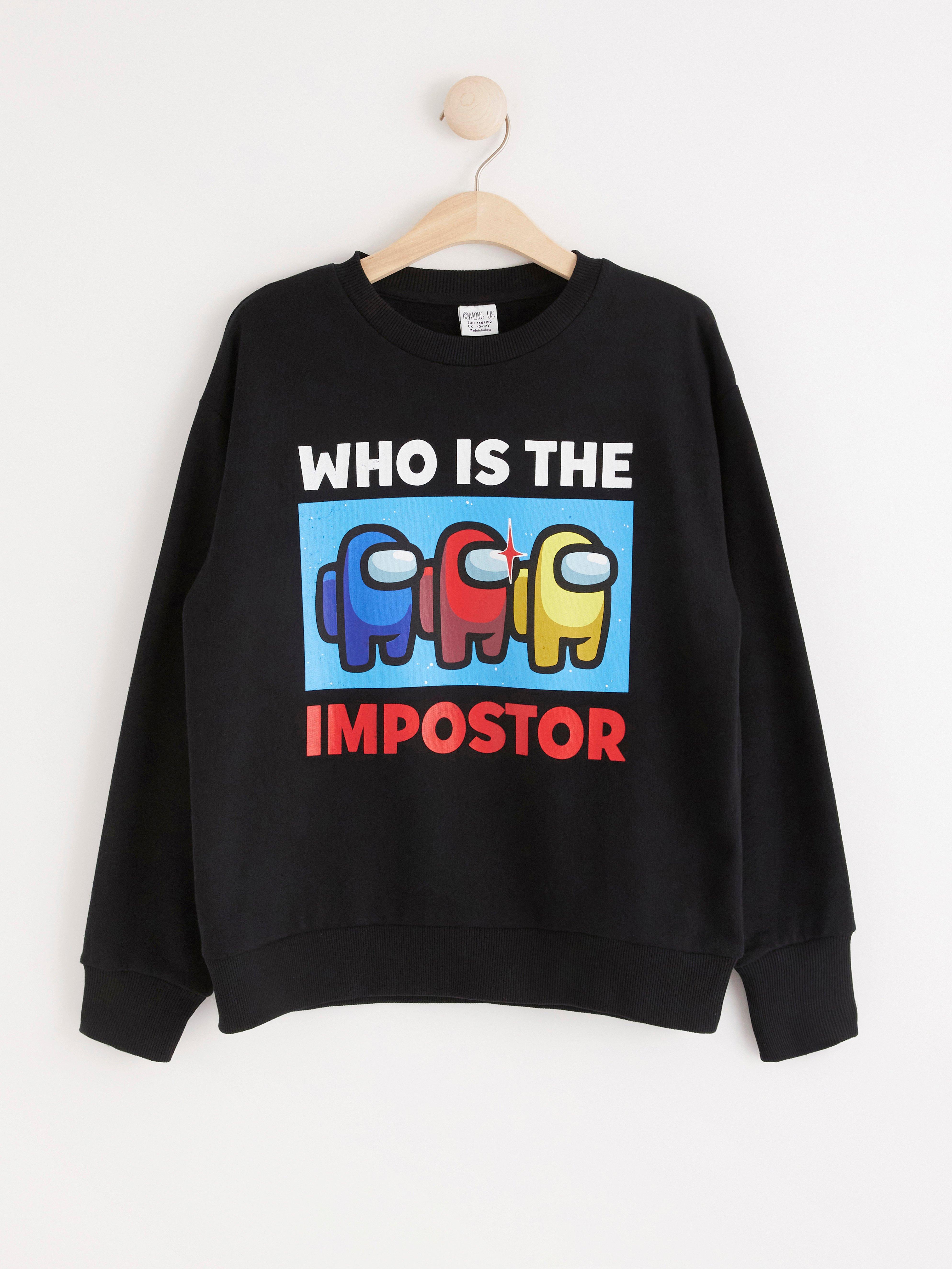 Sweatshirt - Barn - Svart