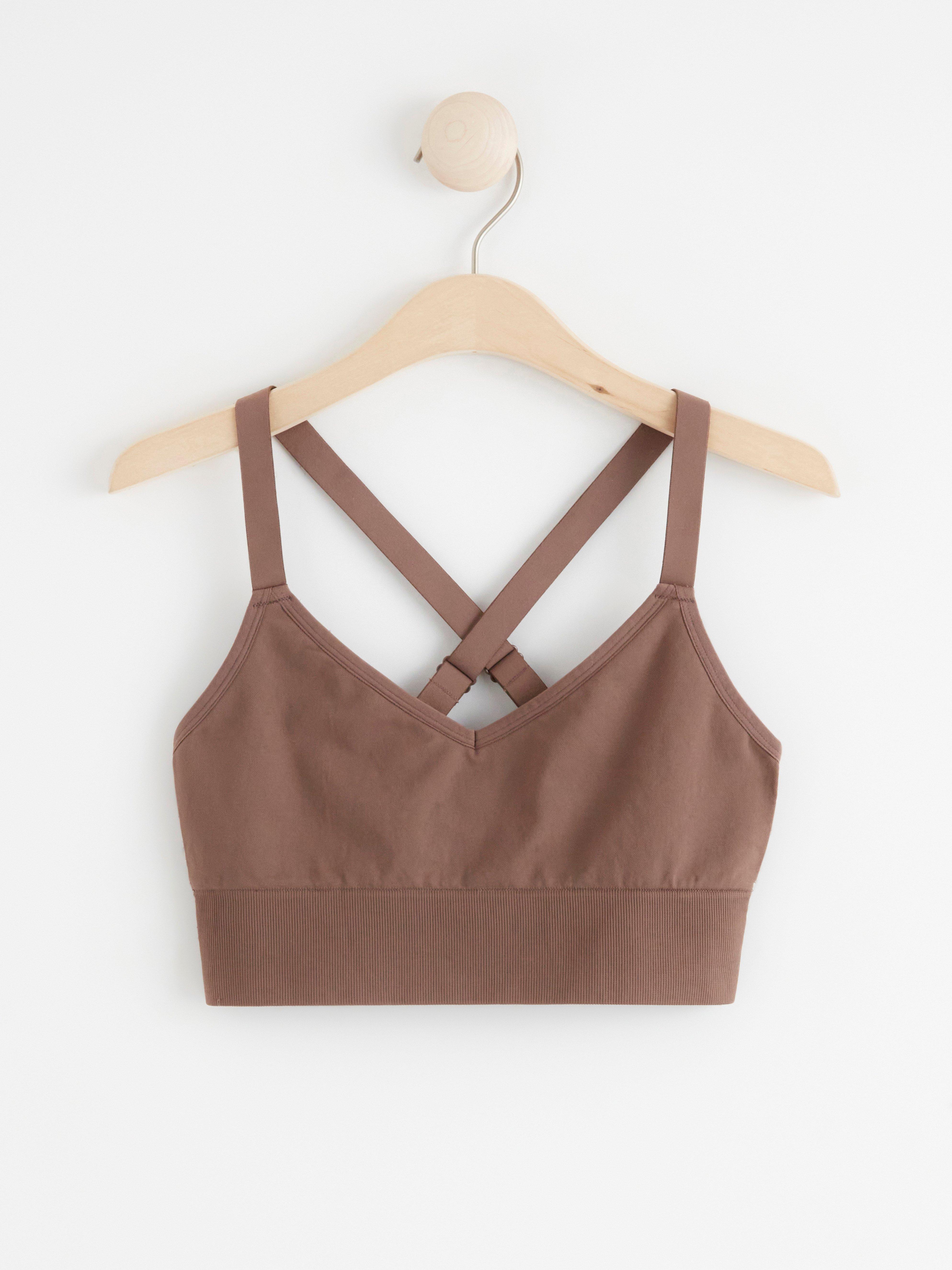 Sports Bra - Lingerie - Brown