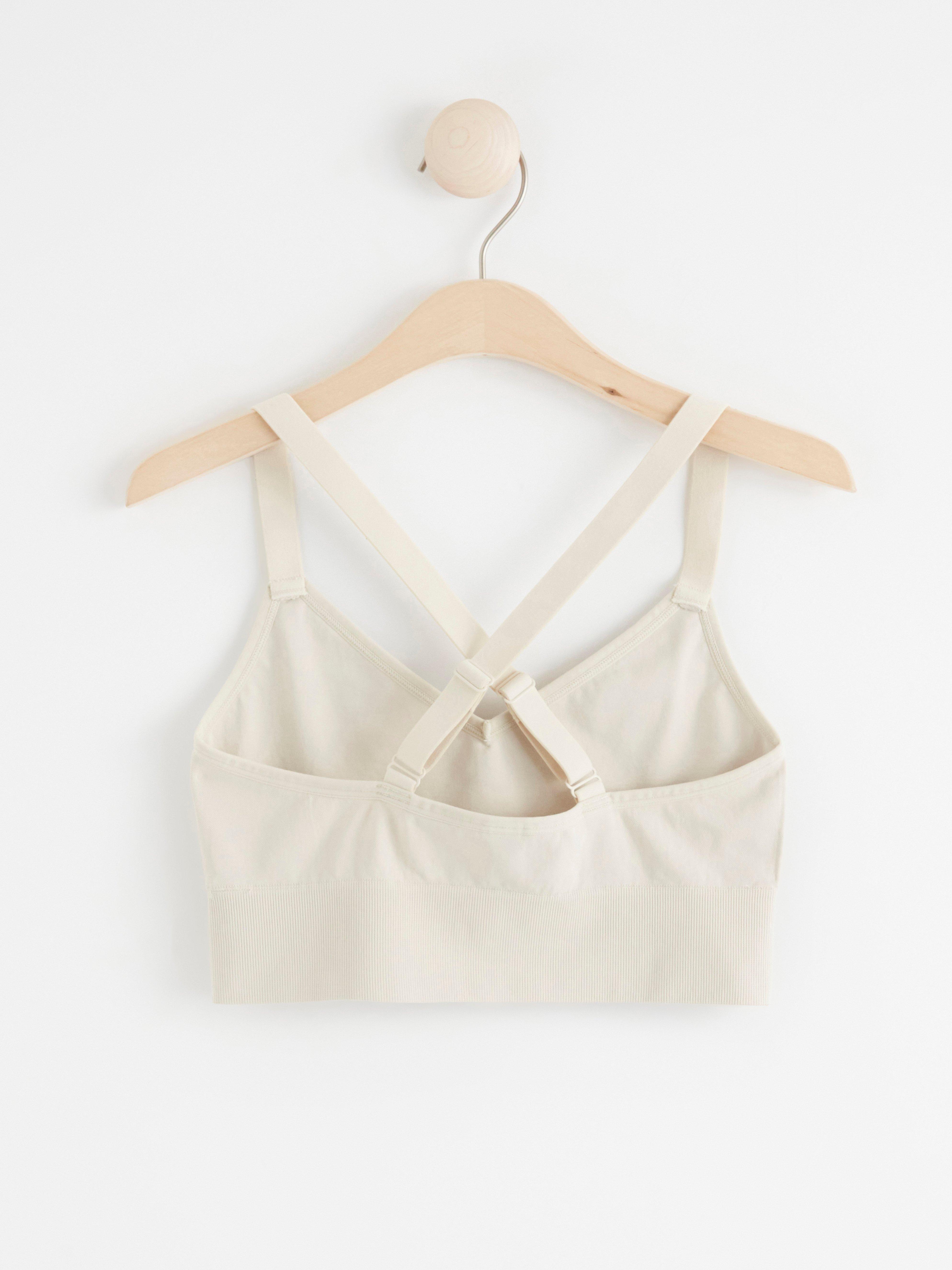 Sports-BH - Undertøy - Beige