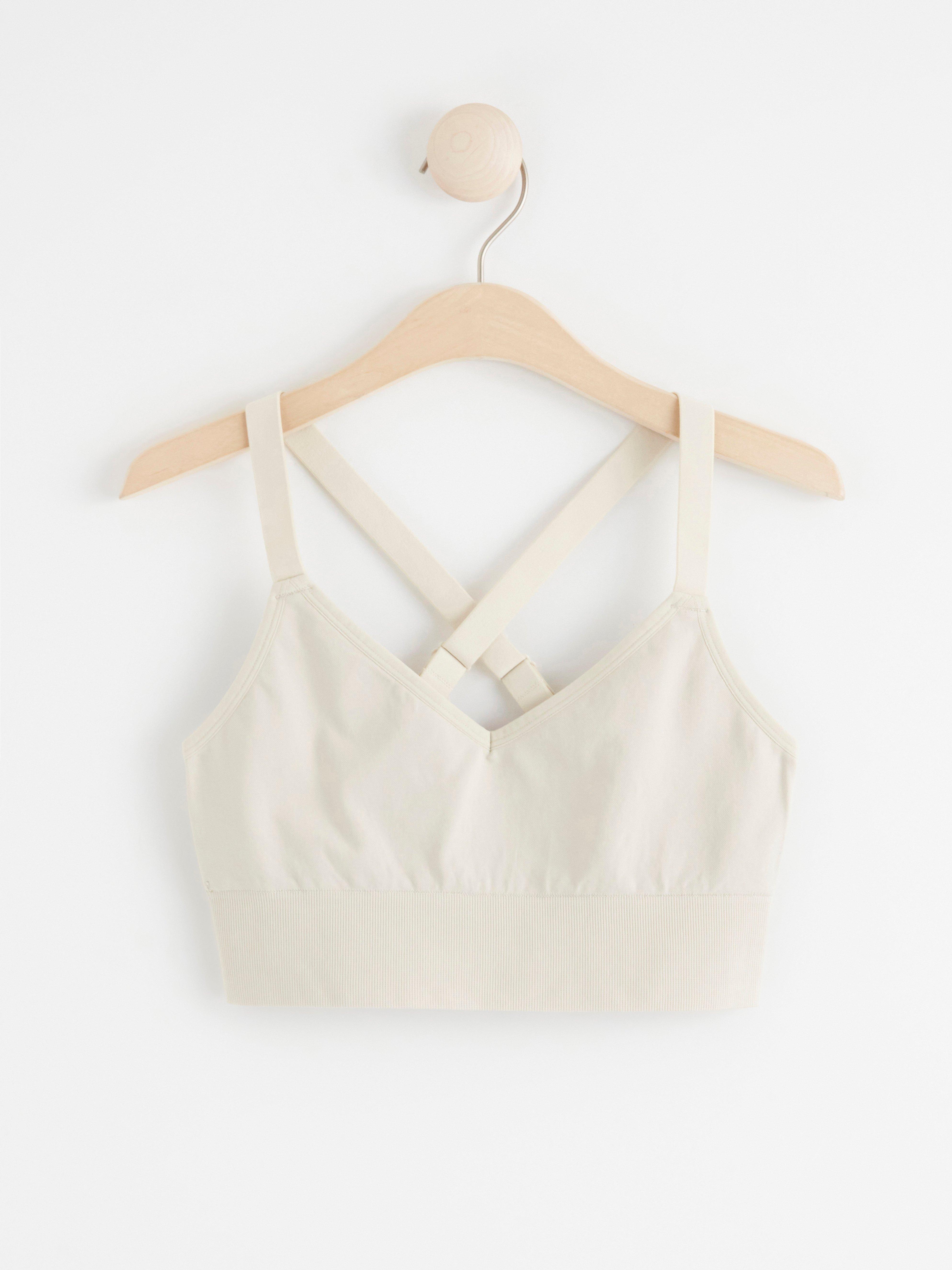 Sports-BH - Undertøy - Beige