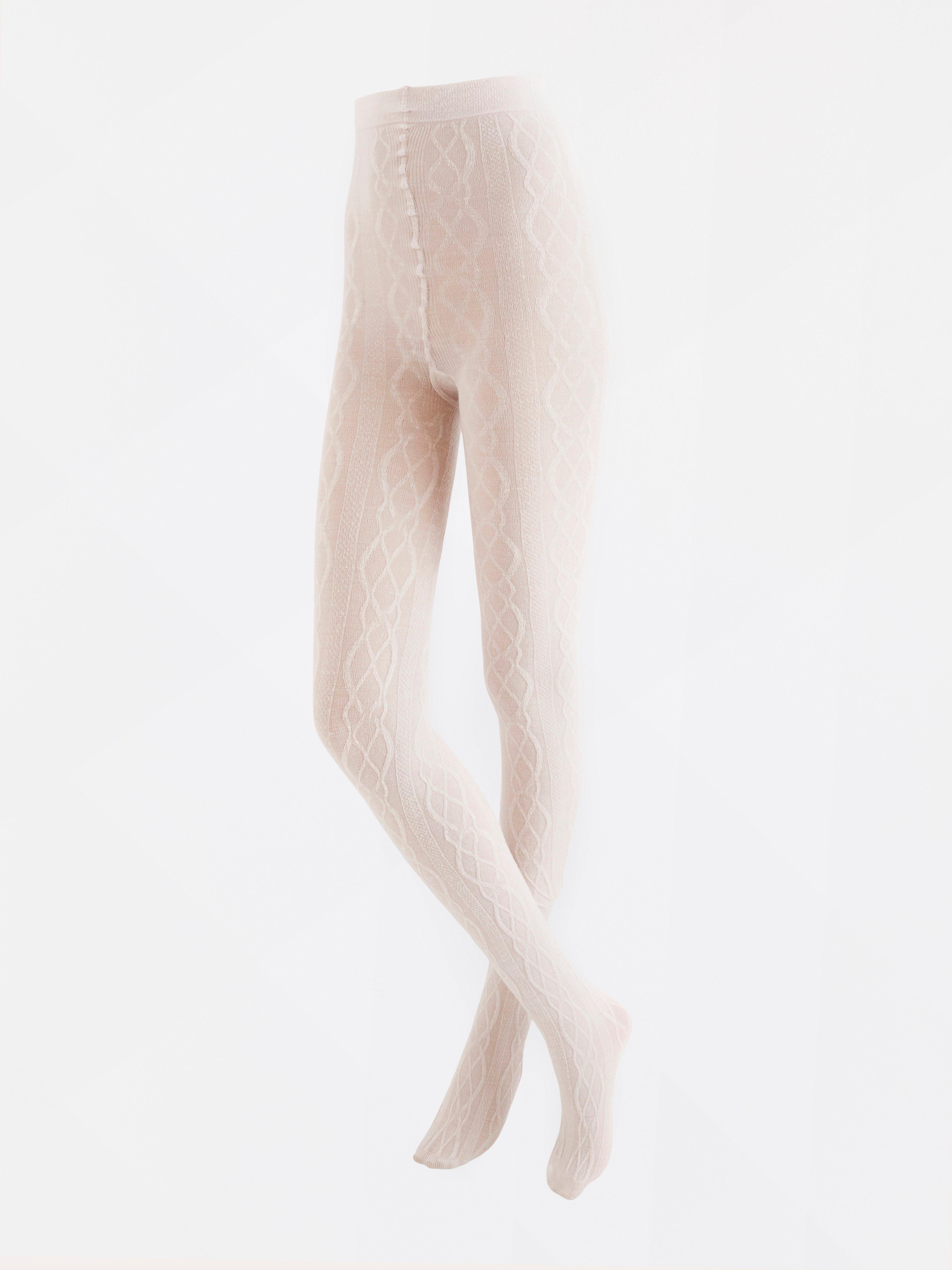 Merino Wool Cable Tights