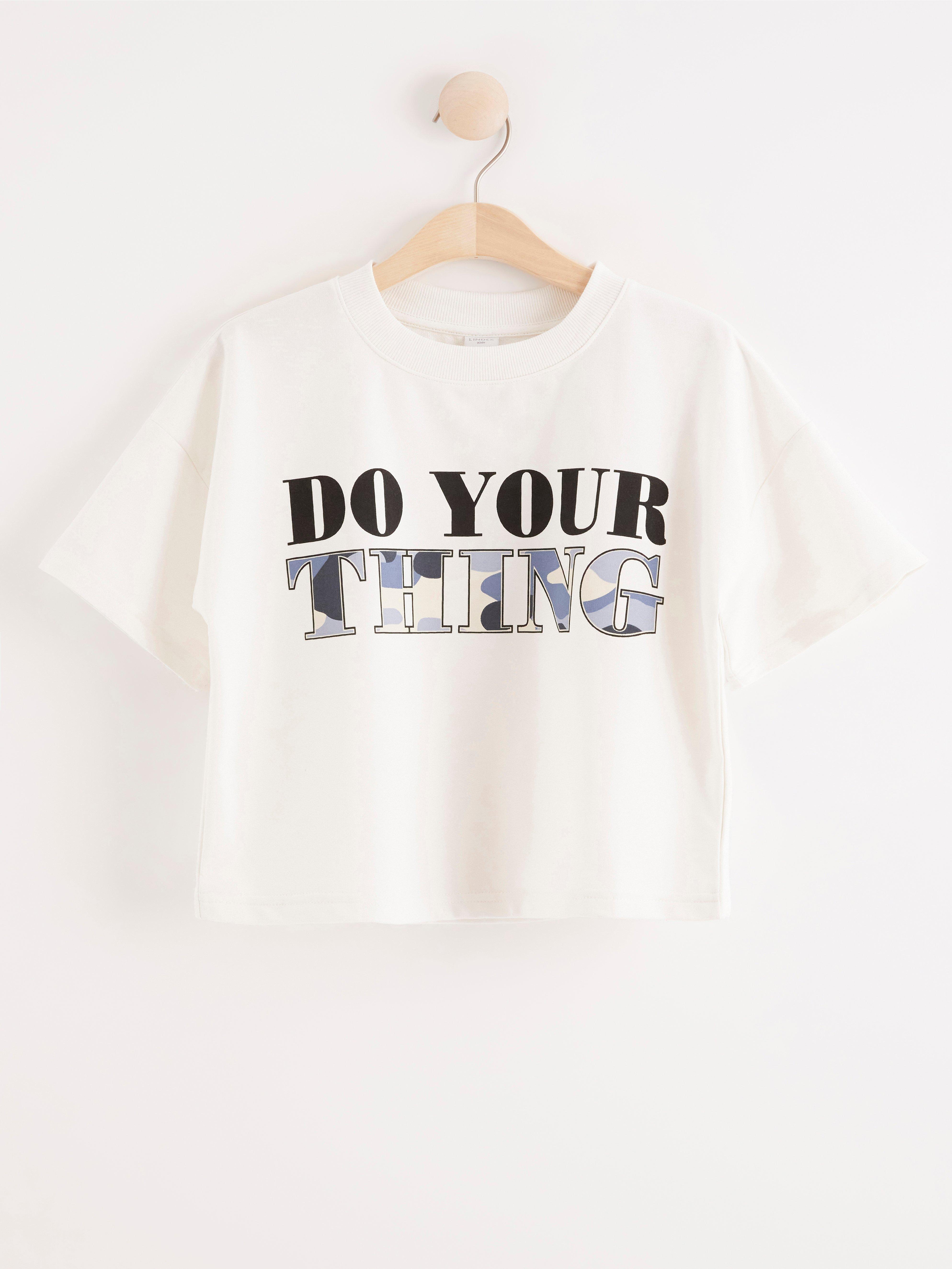 T-shirt - Barn - Hvit