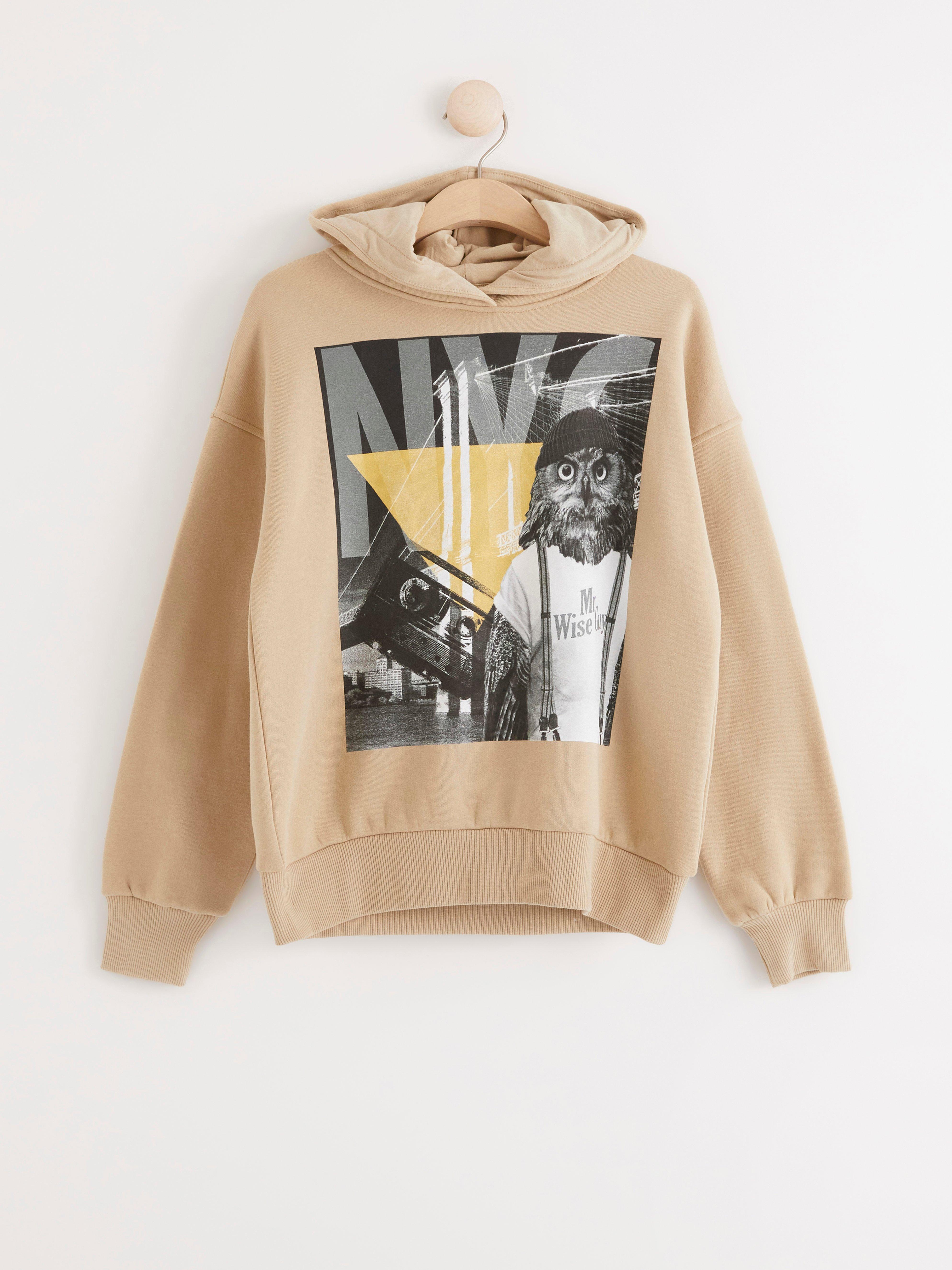 Hooded Sweatshirt - Kids Wear - Beige