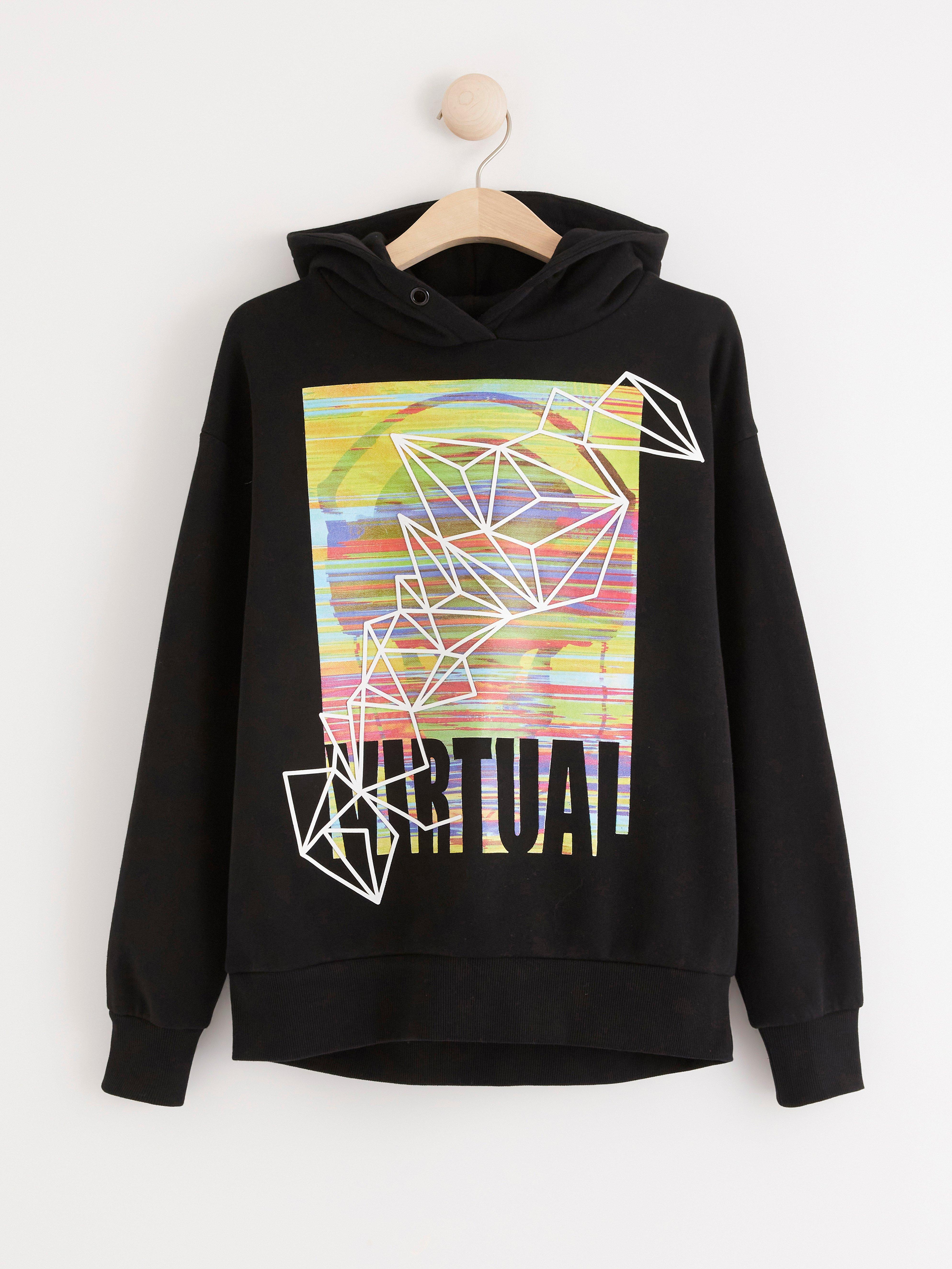 Huvtröja - Barn - Svart