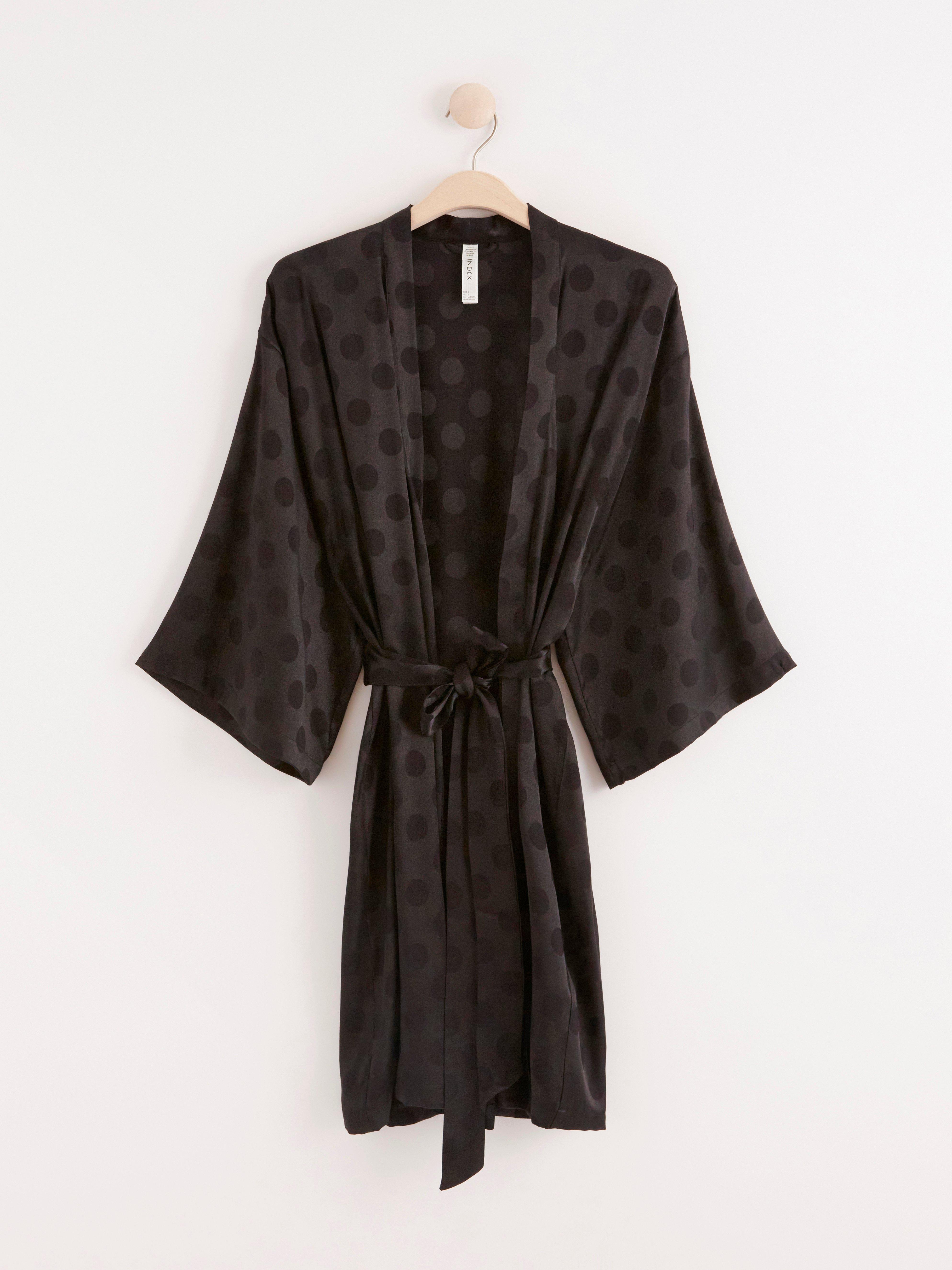 Kimono - Underkläder - Svart