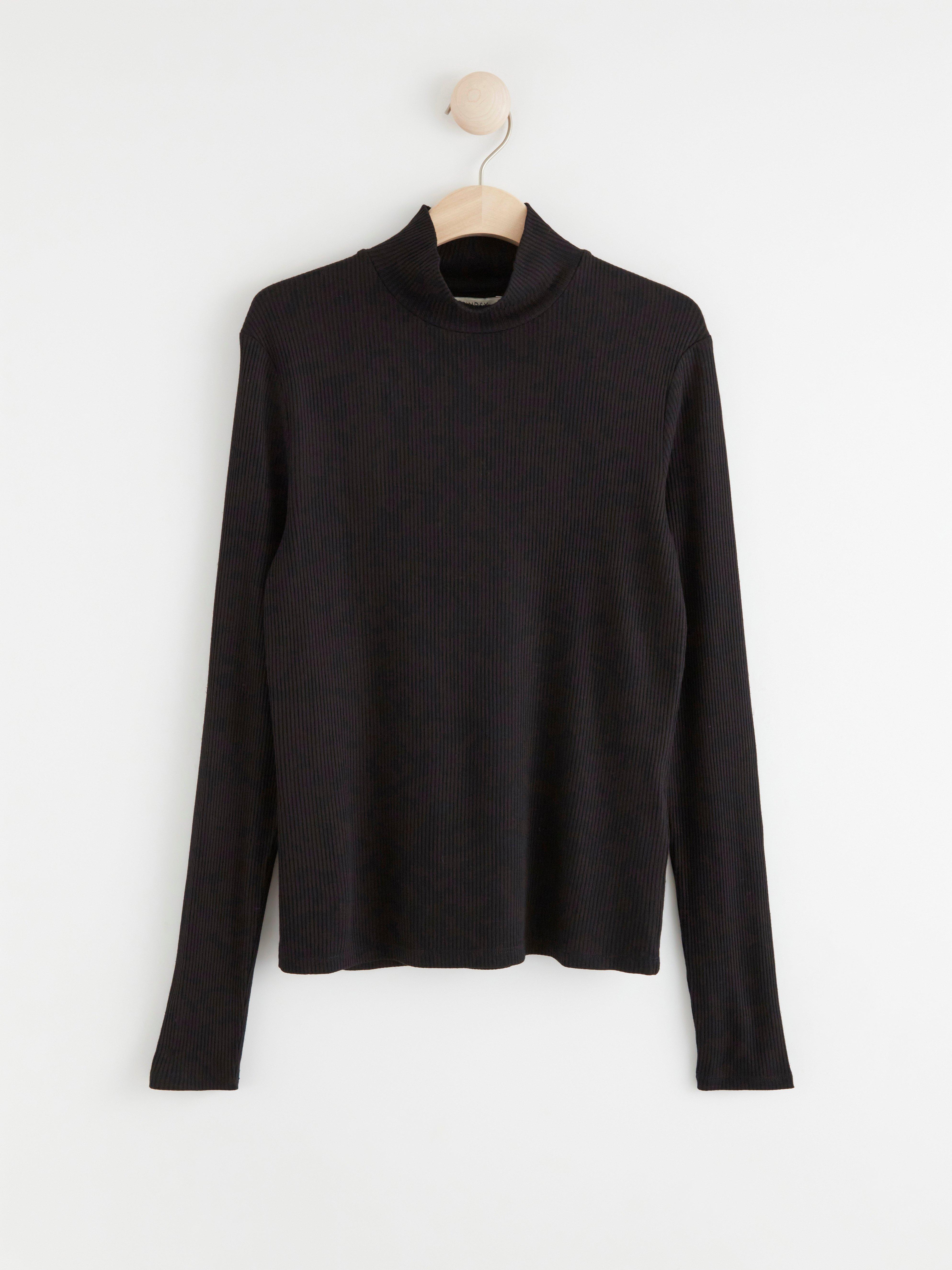 Roller Neck Top - Womens Wear - Black