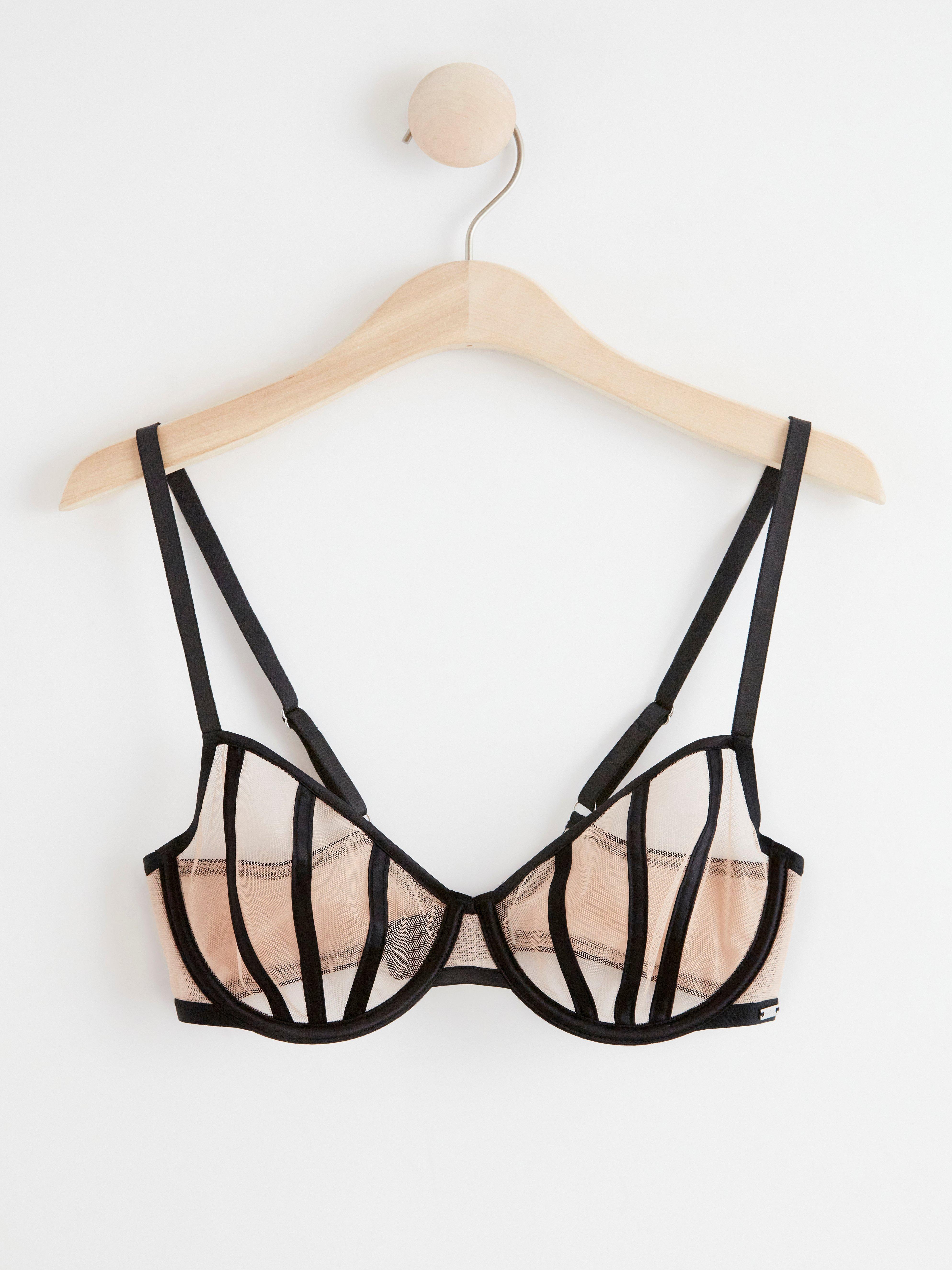 Unpadded Bra - Lingerie - Beige