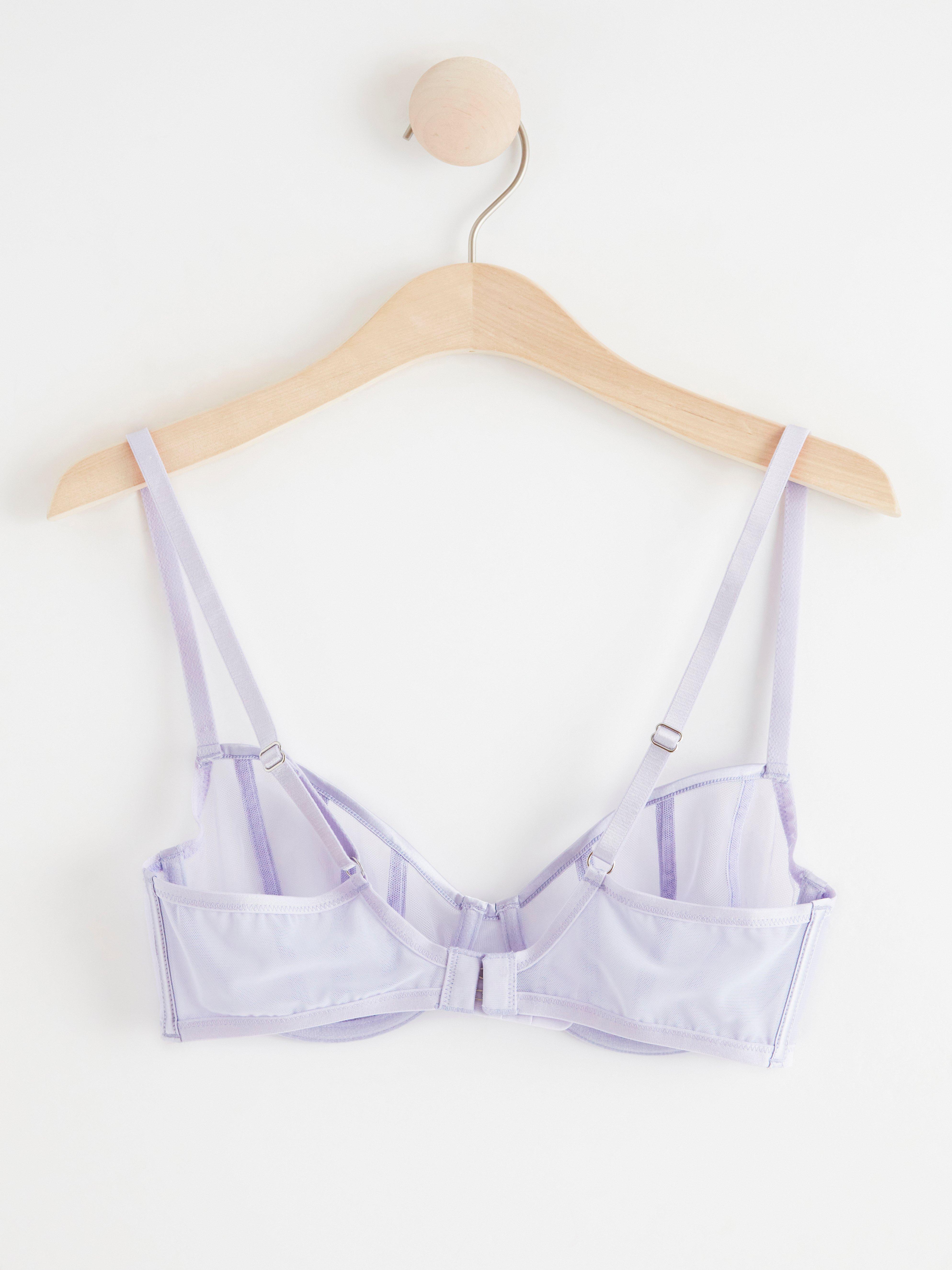 Unpadded Bra - Lingerie - Lilac