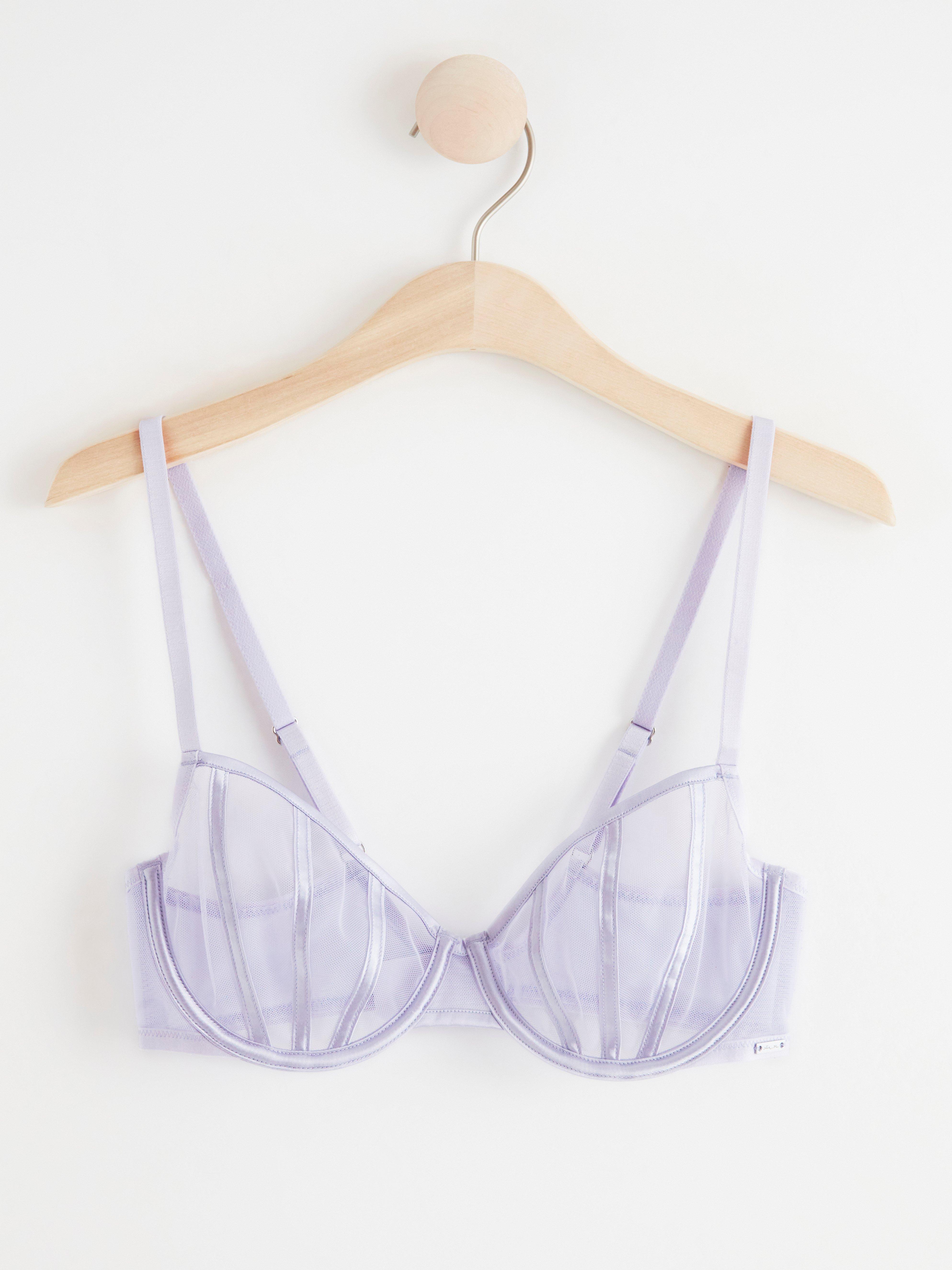 Unpadded Bra - Lingerie - Lilac