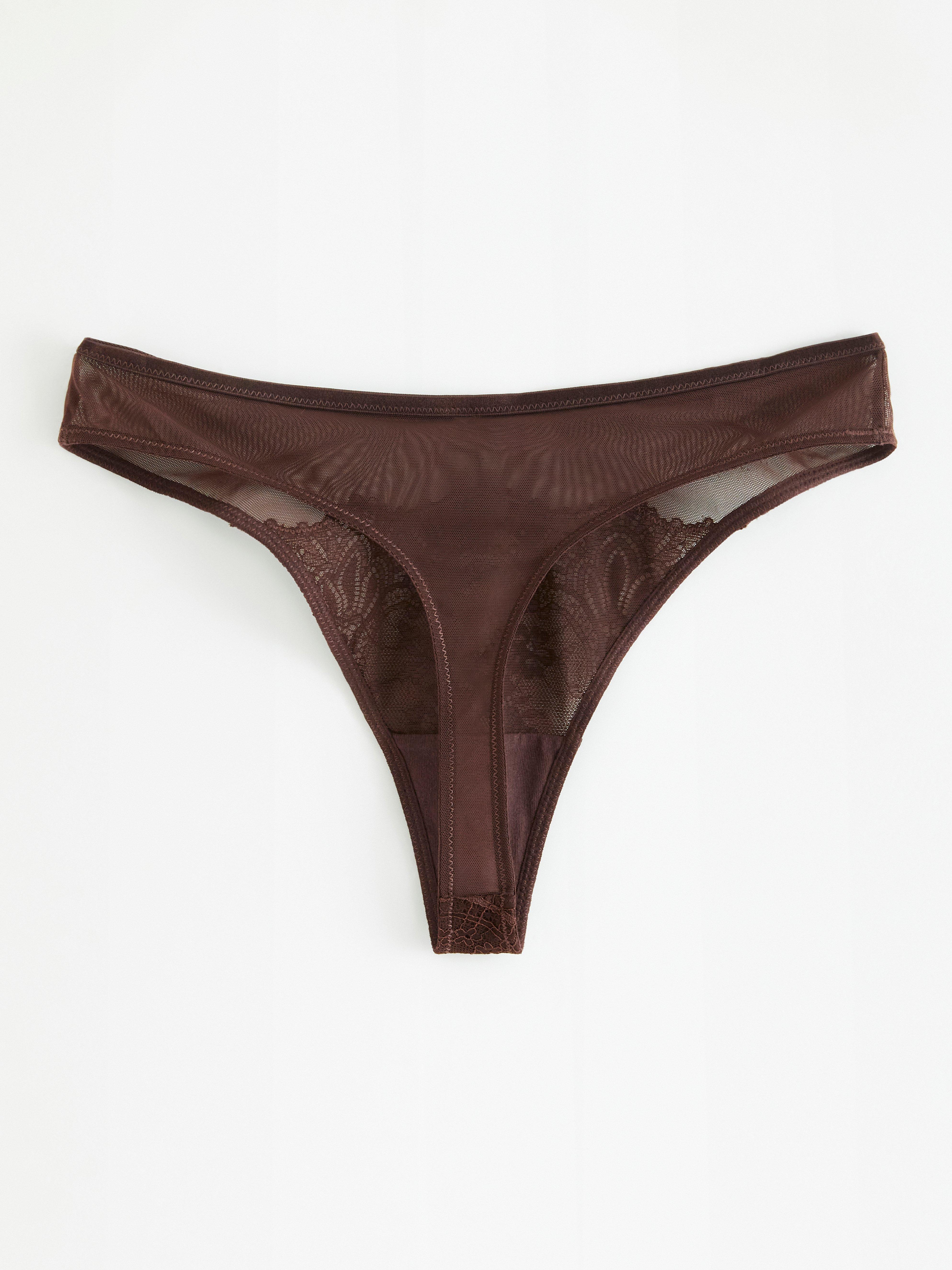 Thong Regular - Lingerie - Brown