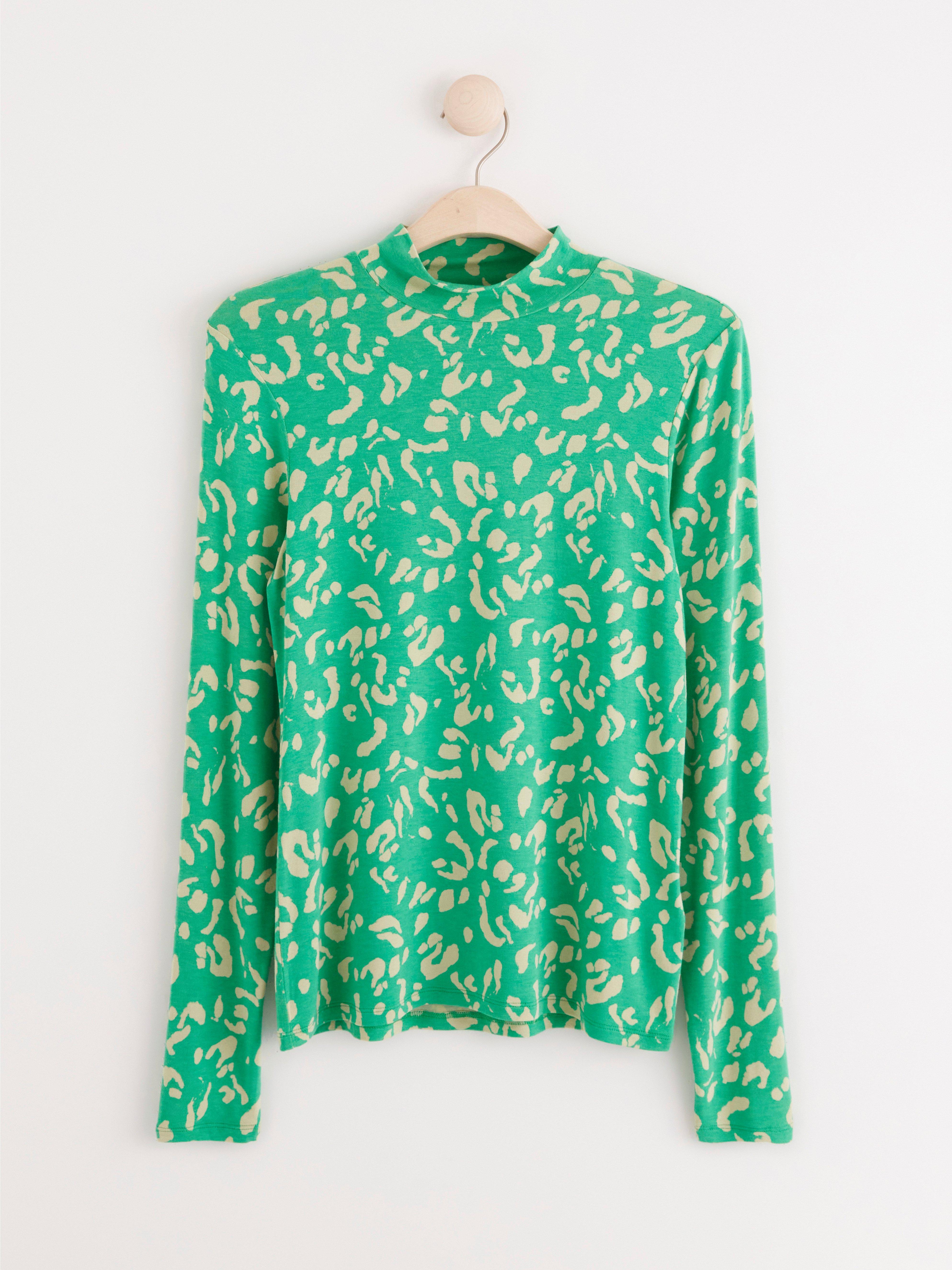 Roller Neck Top - Womens Wear - Green