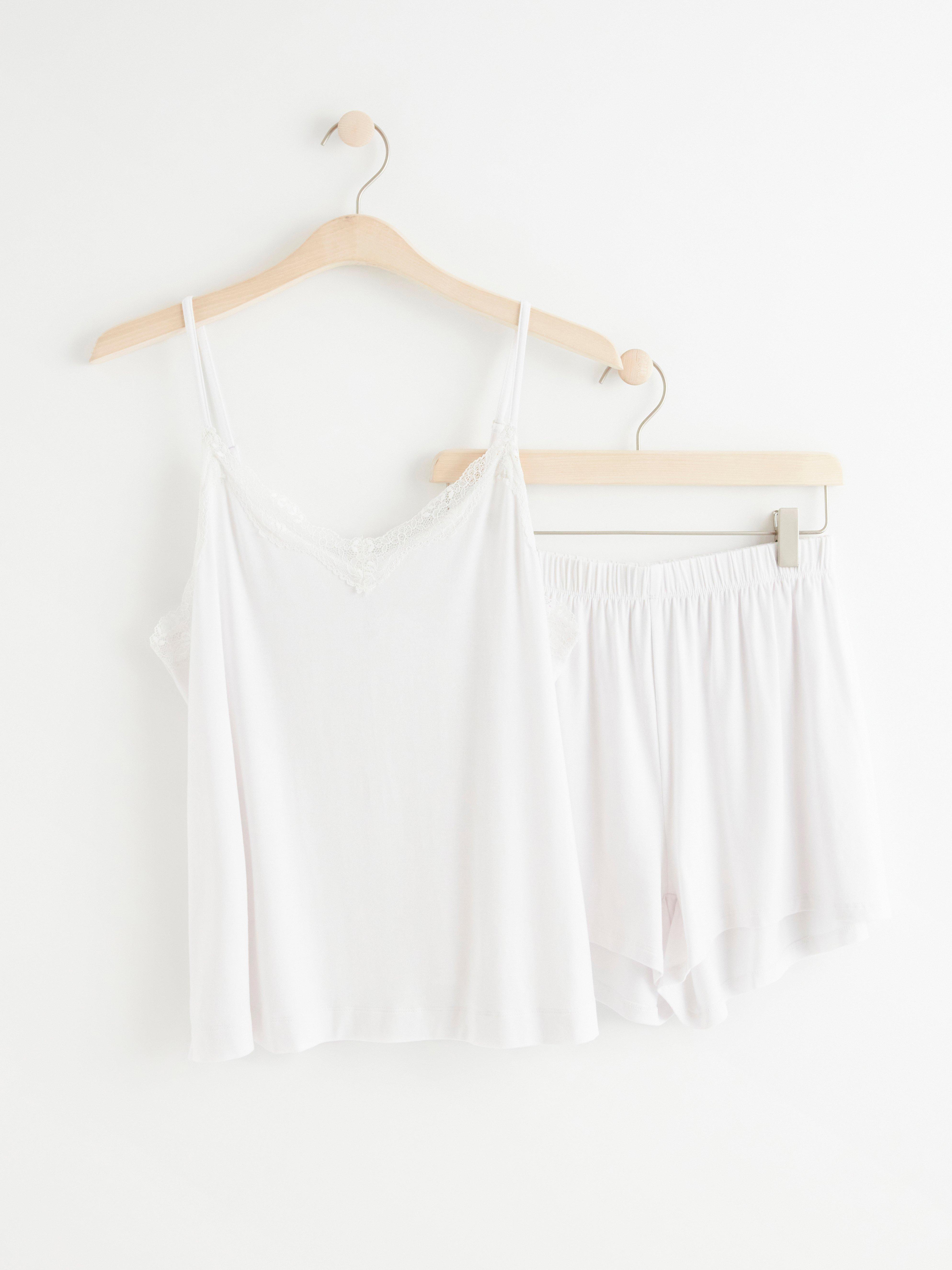 Pyjama Set - Lingerie - White