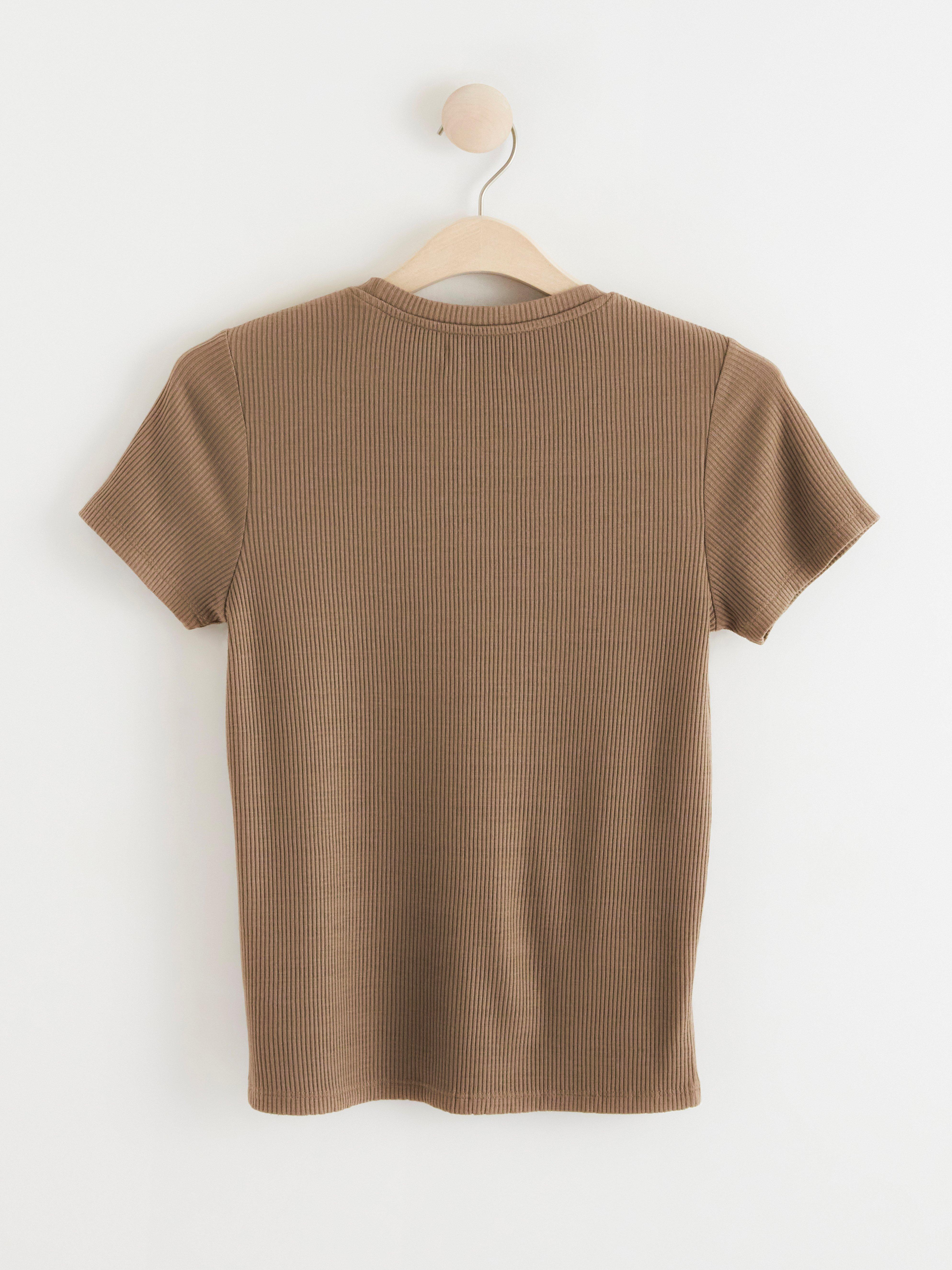 T-shirt - Dam - Brun