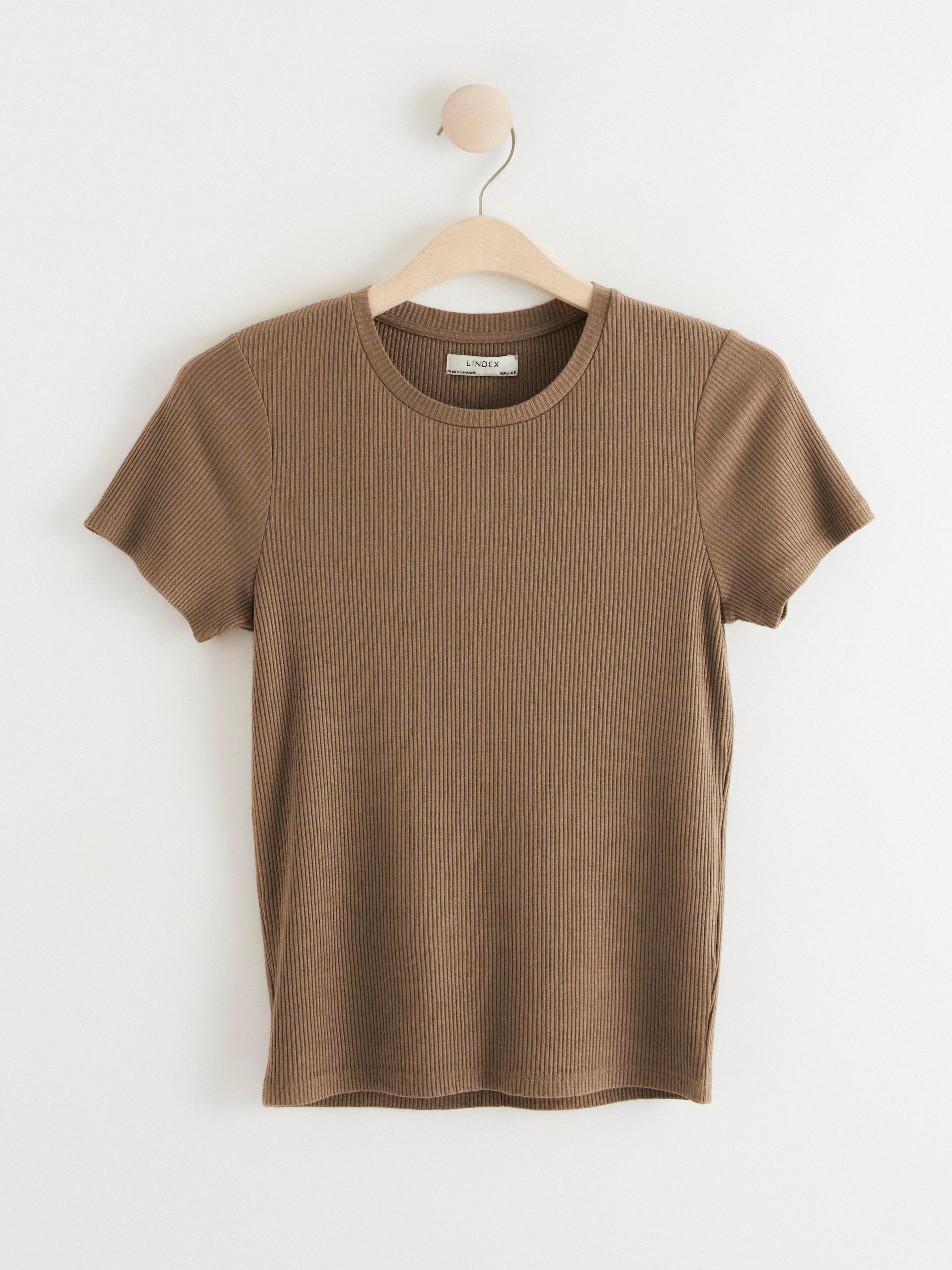 T-shirt - Dam - Brun