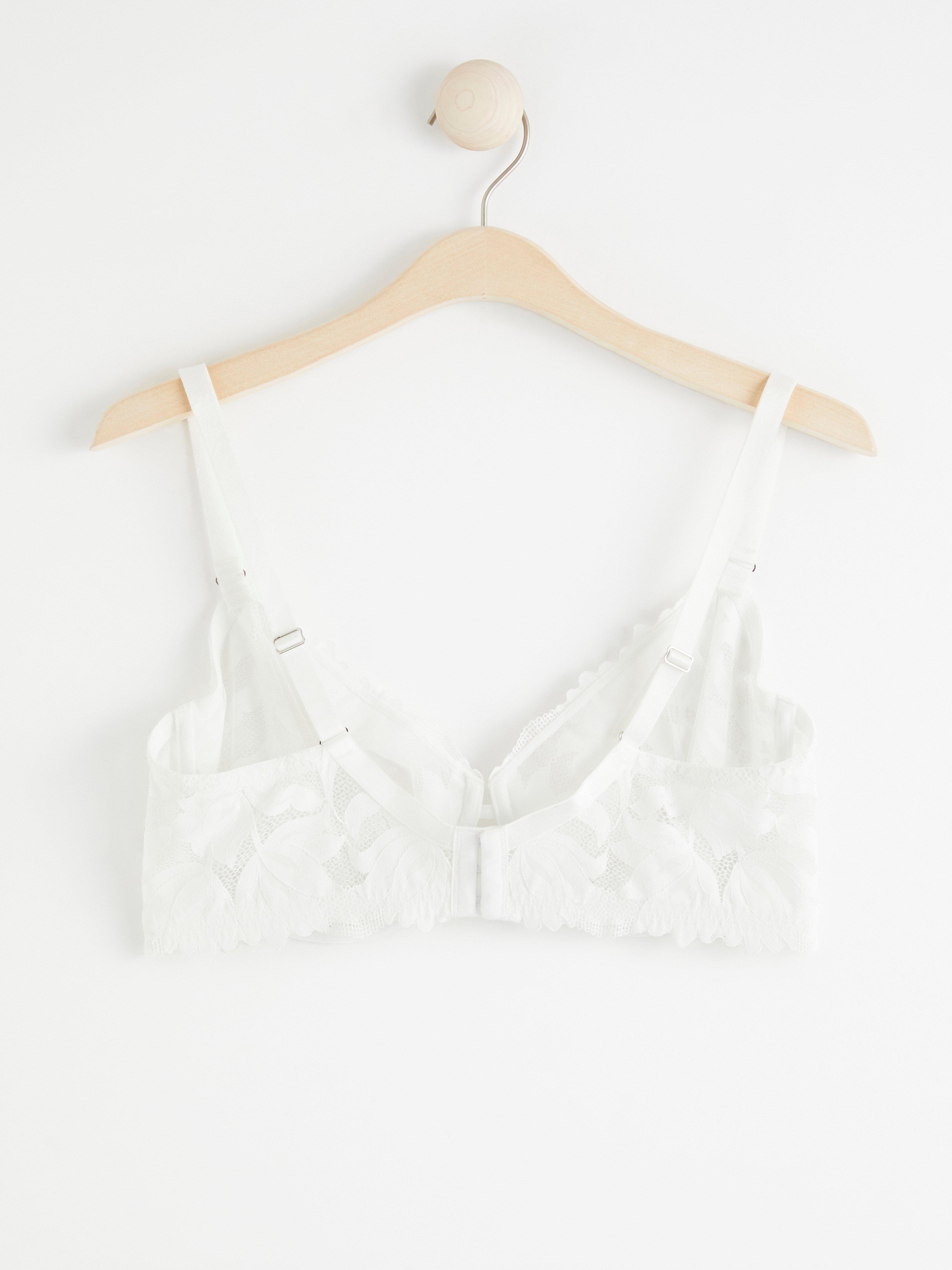 Unpadded Bra - Lingerie - White