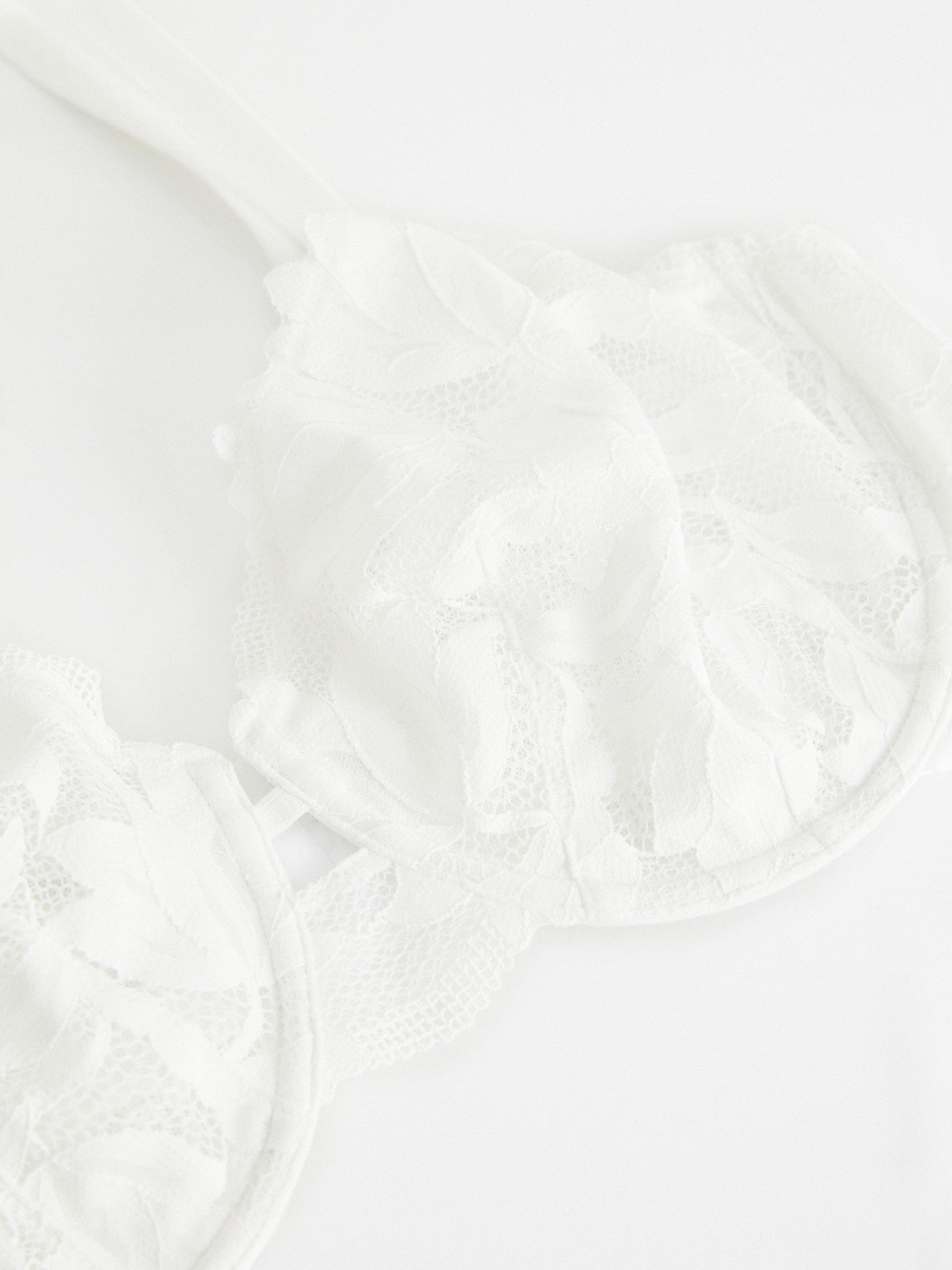 Unpadded Bra - Lingerie - White