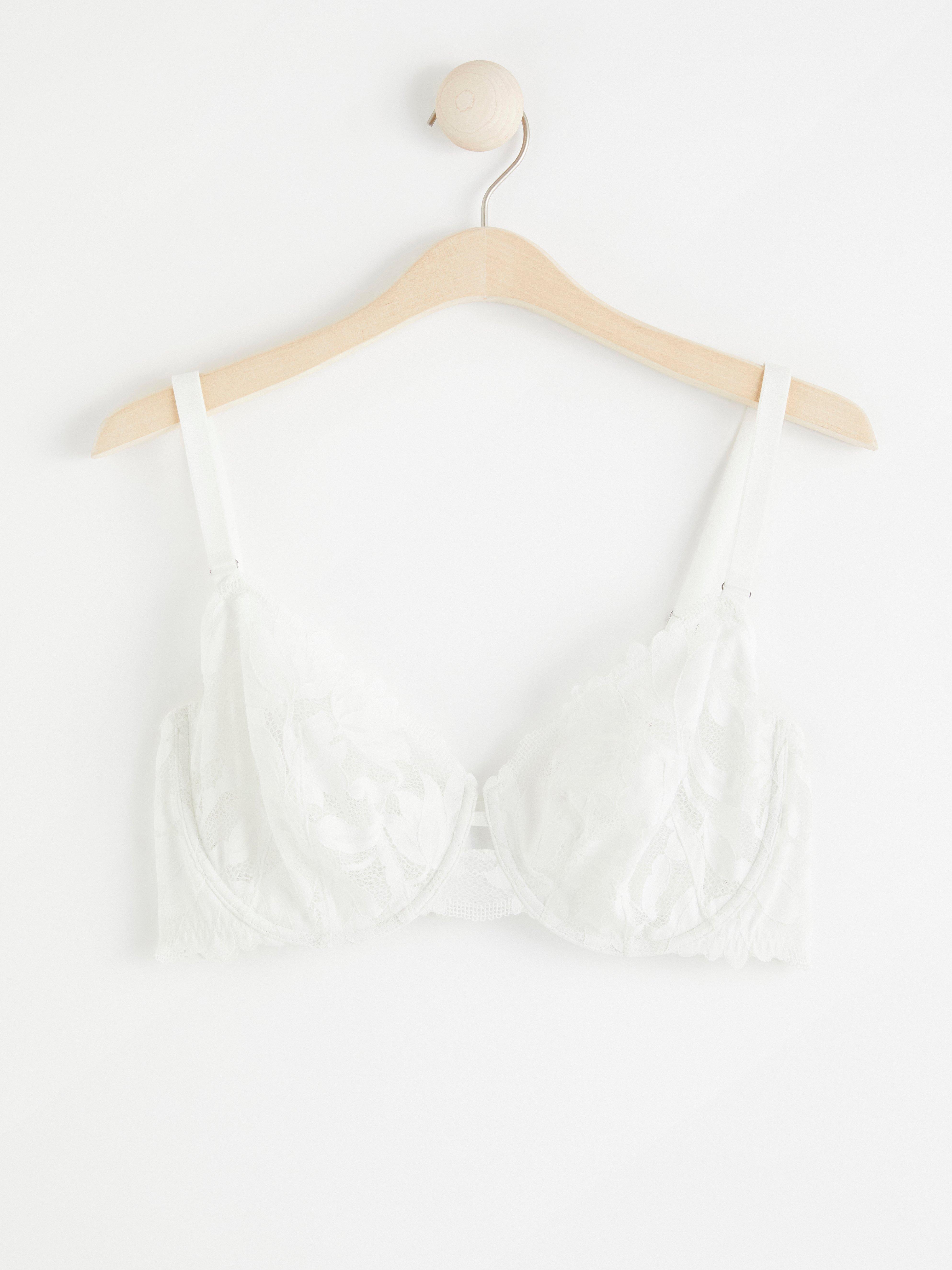 Unpadded Bra - Lingerie - White