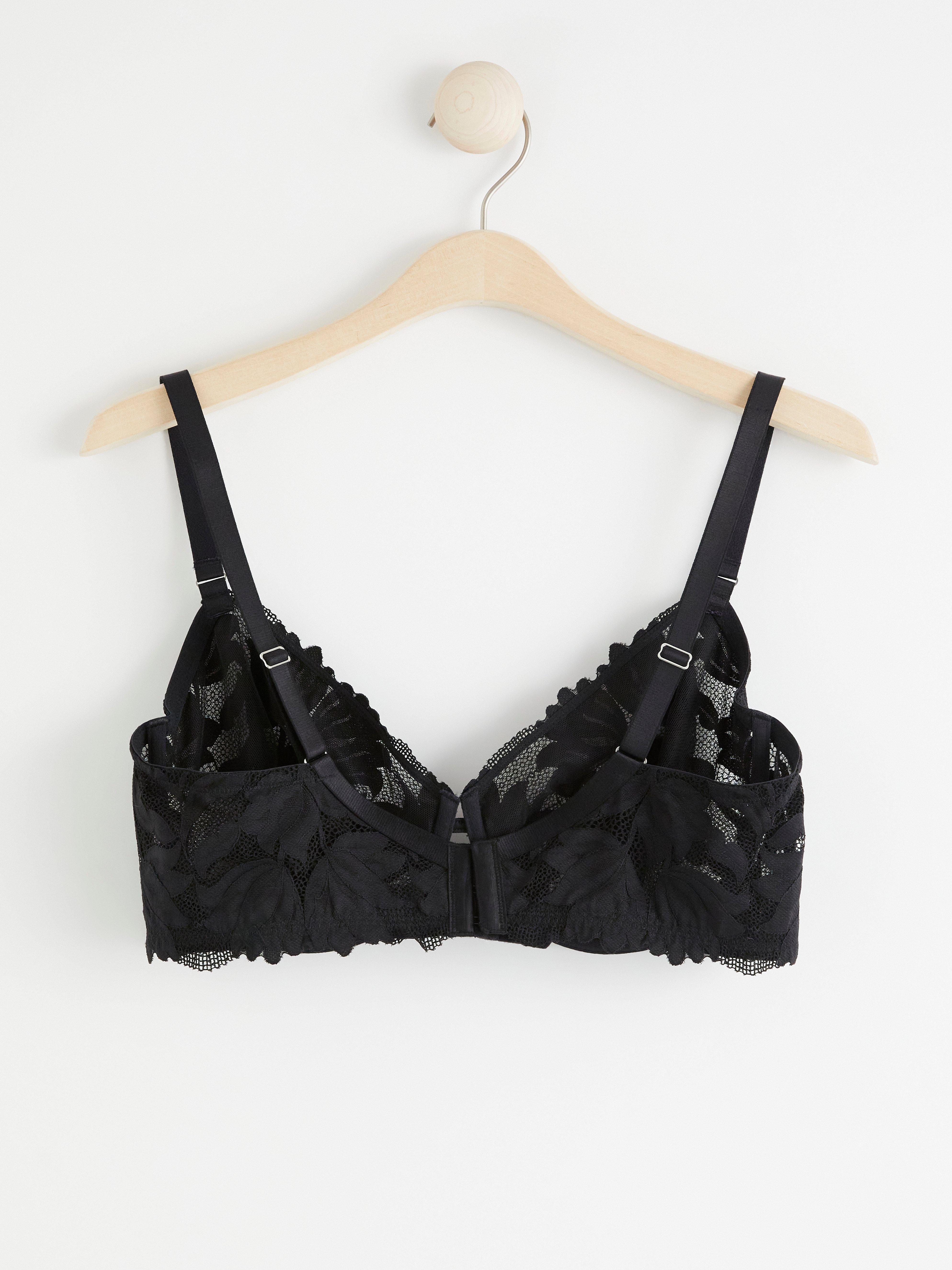 Unpadded Bra - Lingerie - Black