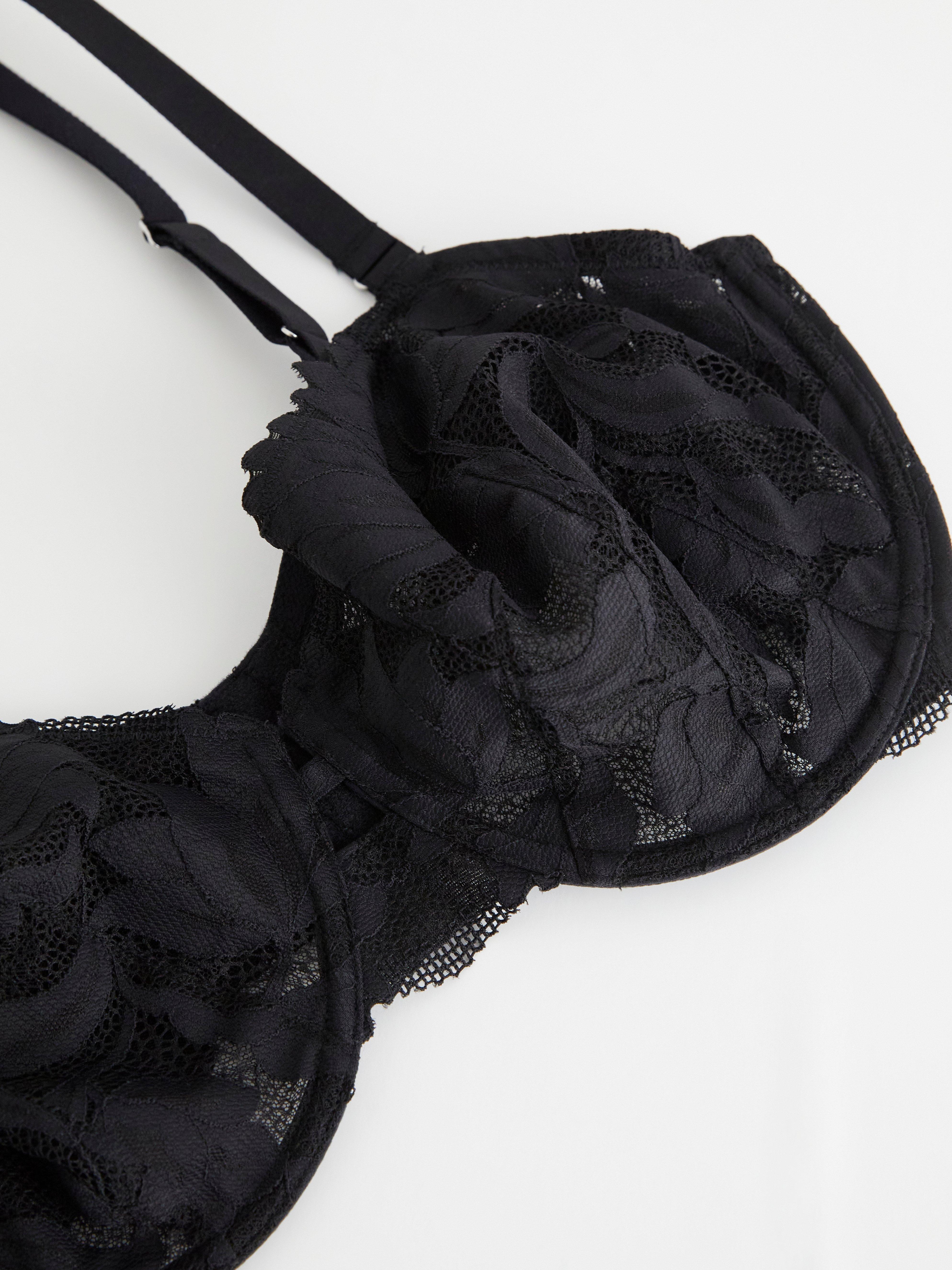 Unpadded Bra - Lingerie - Black