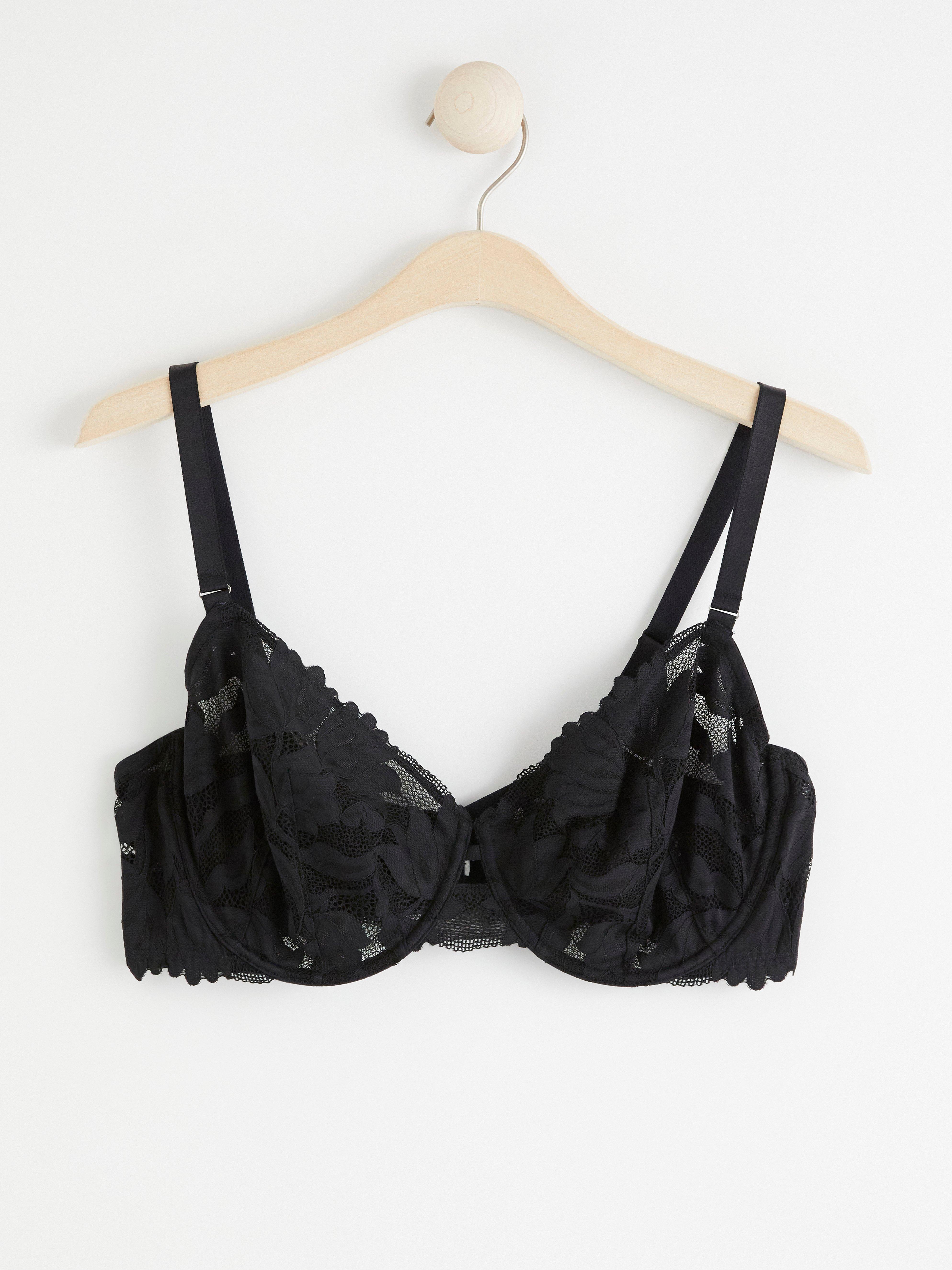 Unpadded Bra - Lingerie - Black