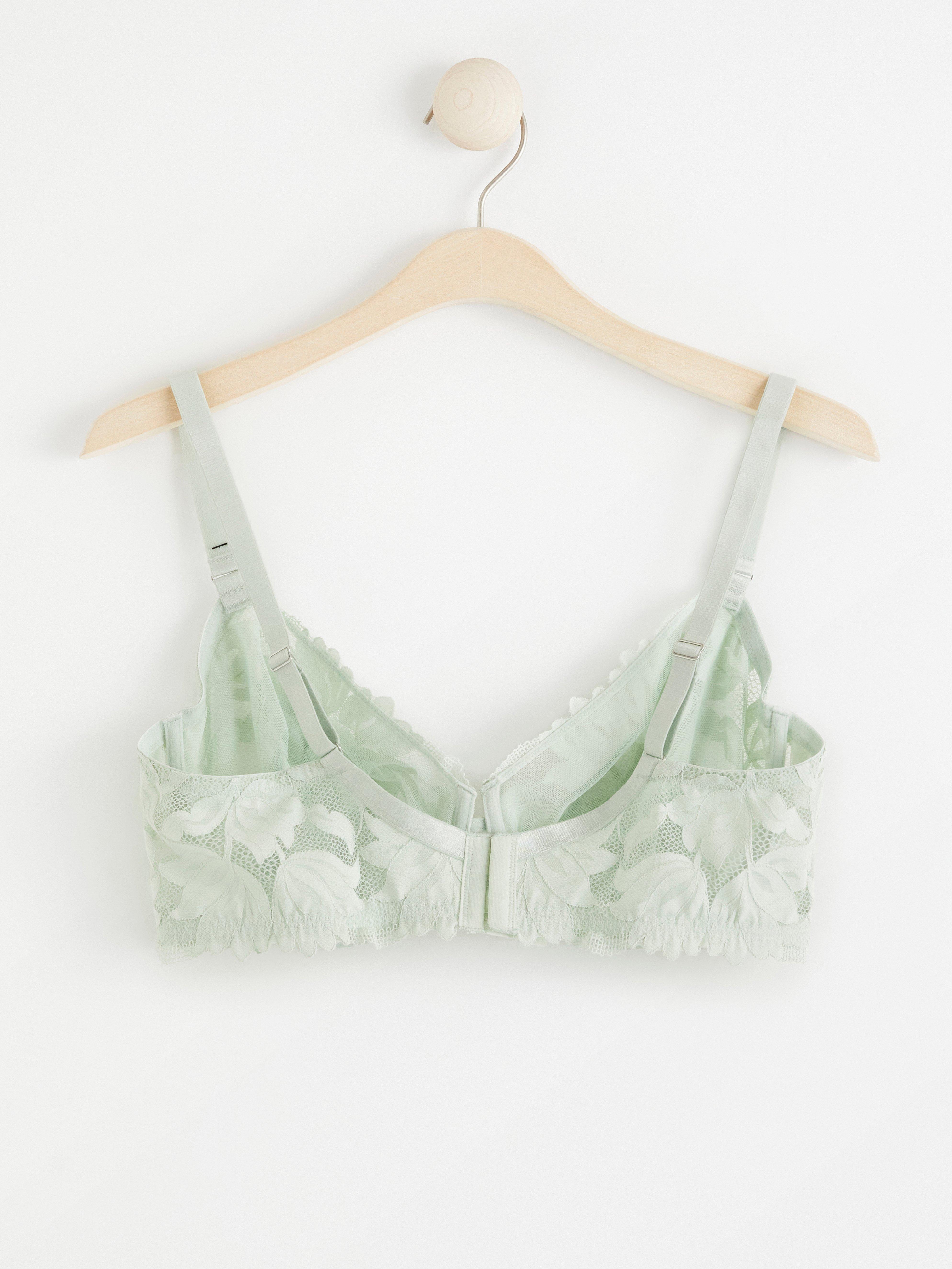 Unpadded Bra - Lingerie - Aqua