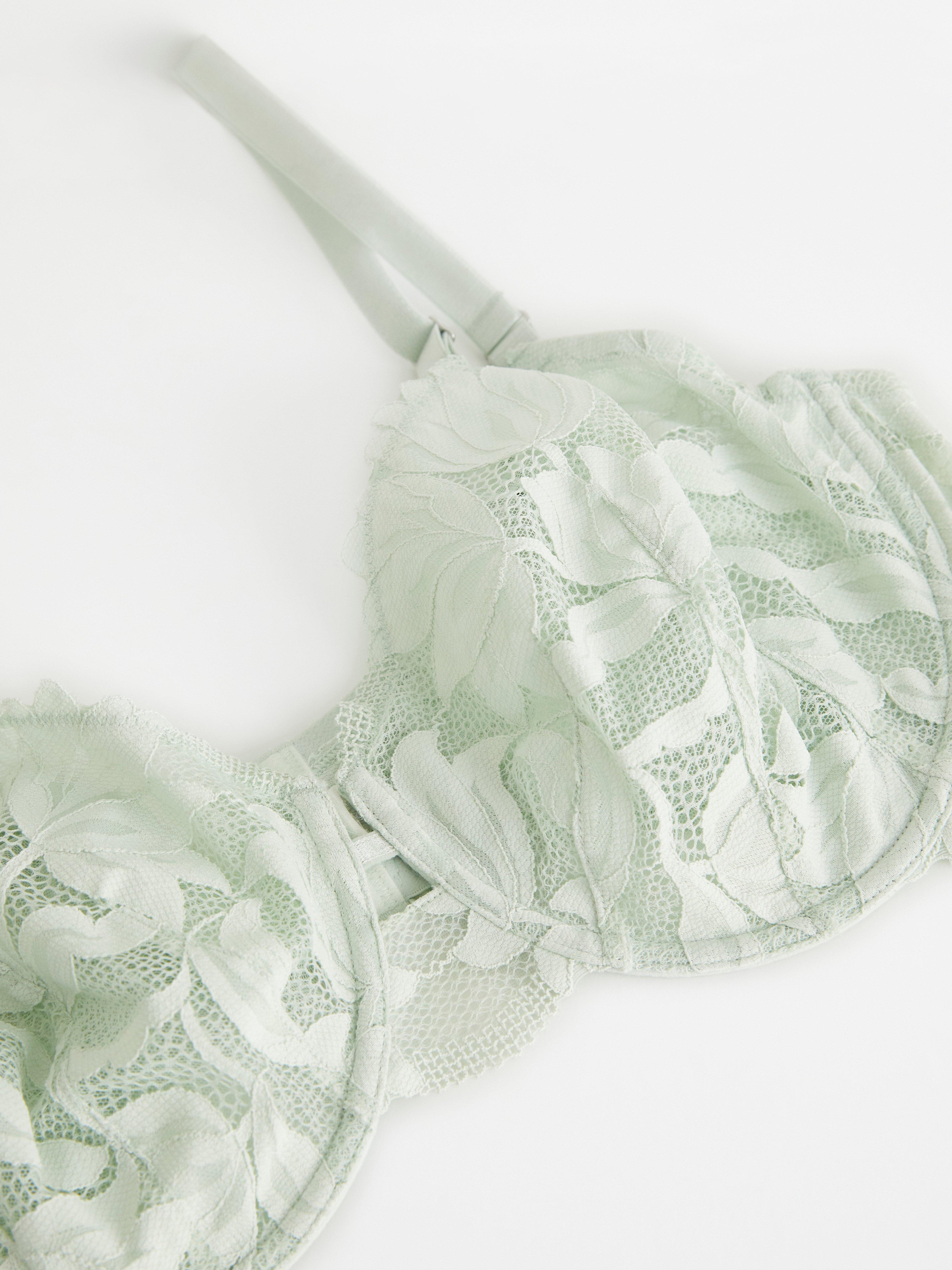 Unpadded Bra - Lingerie - Aqua